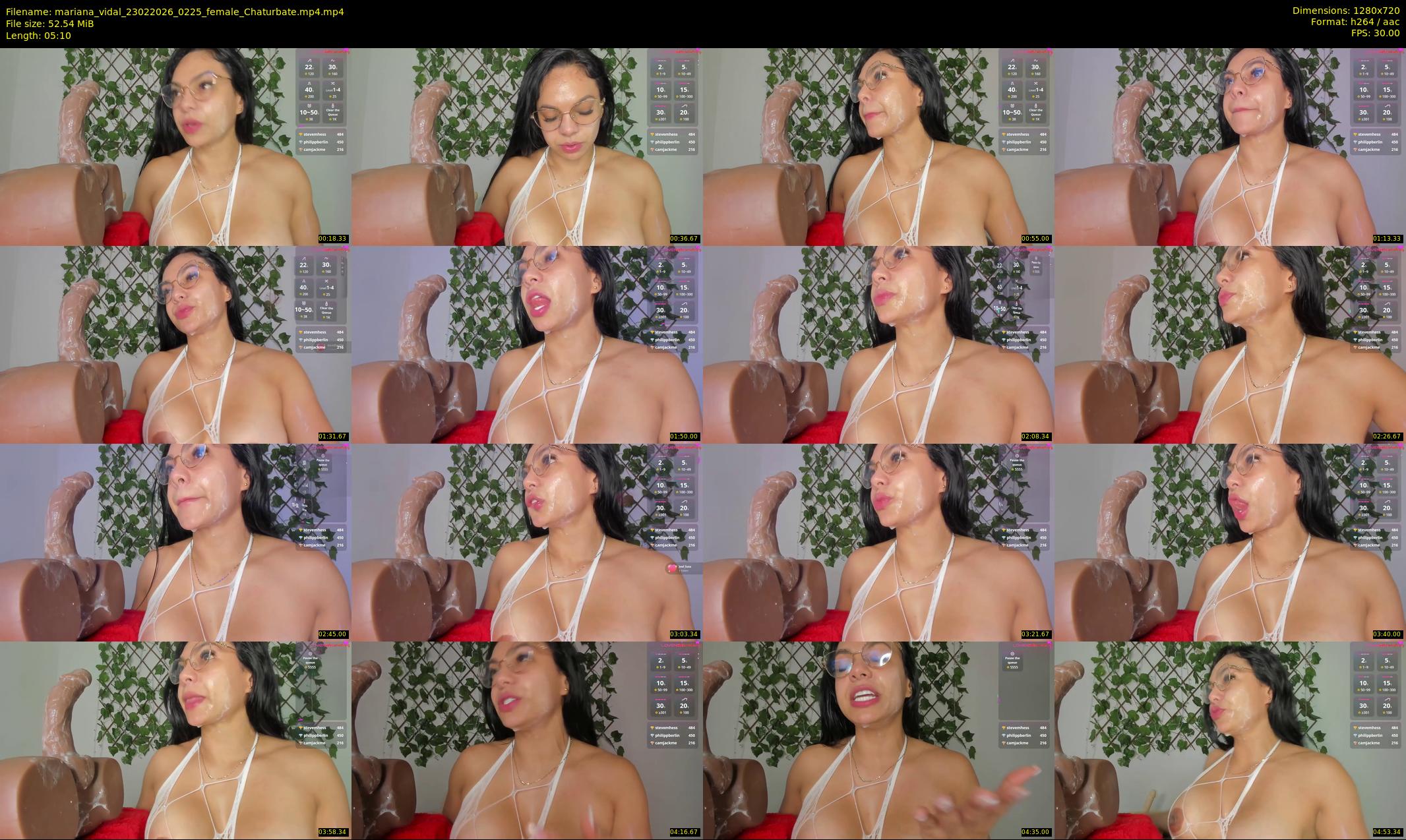 mariana_vidal — 6 minute Chaturbate female cam show recording, 720p, Feb 23, 2026