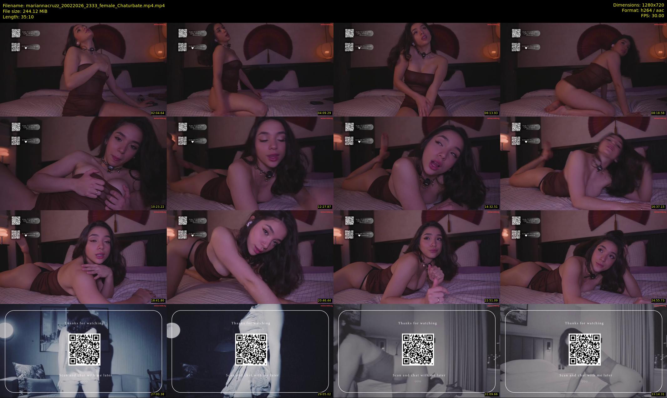 mariannacruzz — 36 minute Chaturbate female cam show recording, 720p, Feb 20, 2026
