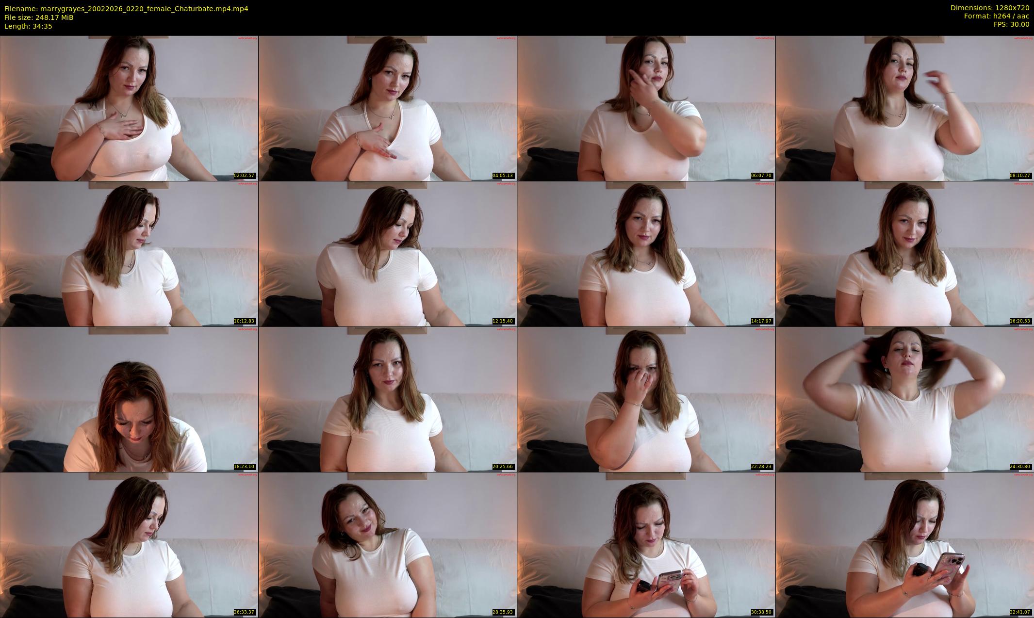 marrygrayes — 35 minute Chaturbate female cam show recording, 720p, Feb 20, 2026