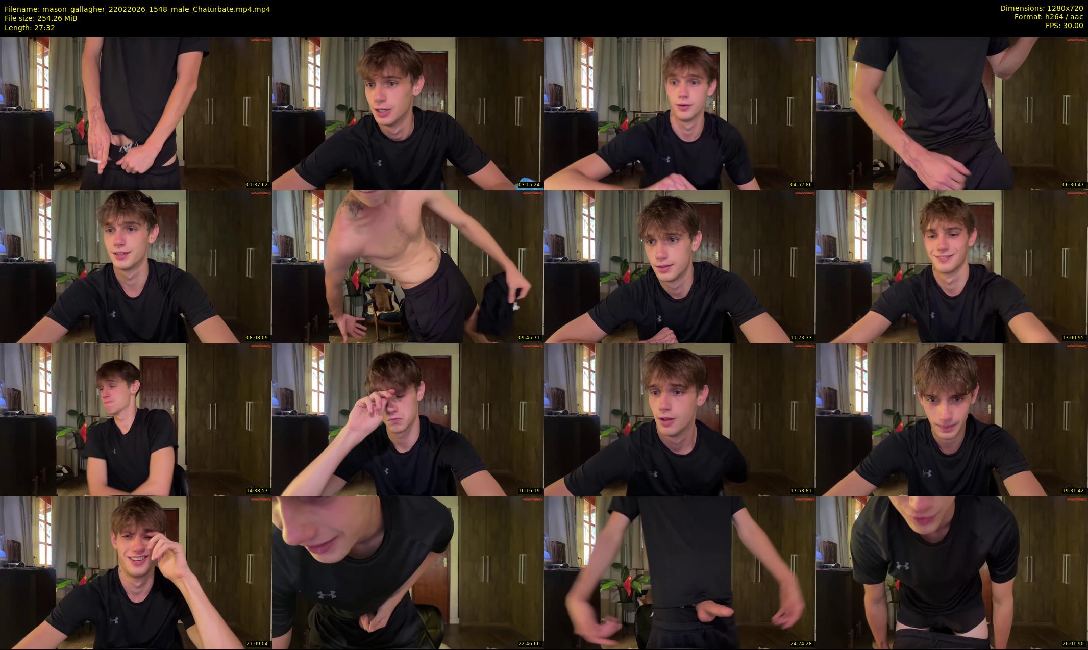 mason_gallagher — 28 minute Chaturbate male cam show recording, 720p, Feb 22, 2026