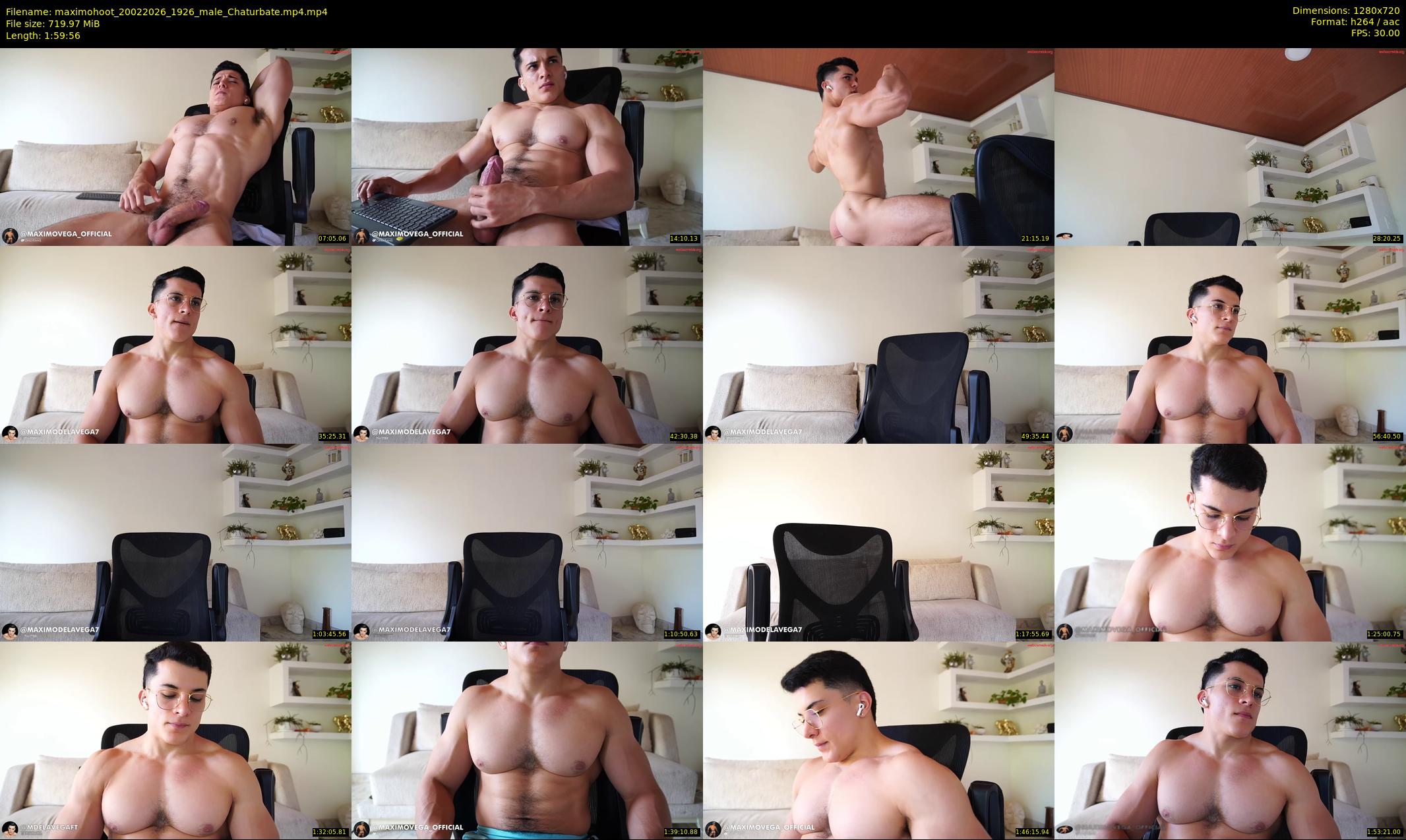 maximohoot — 120 minute Chaturbate male cam show recording, 720p, Feb 20, 2026