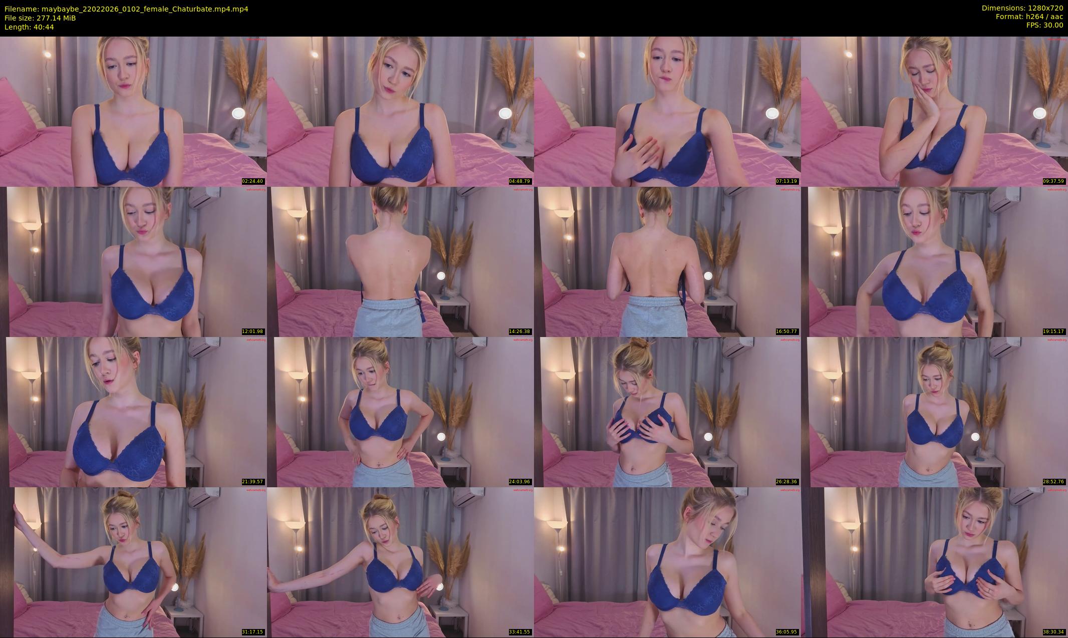 maybaybe — 41 minute Chaturbate female cam show recording, 720p, Feb 22, 2026