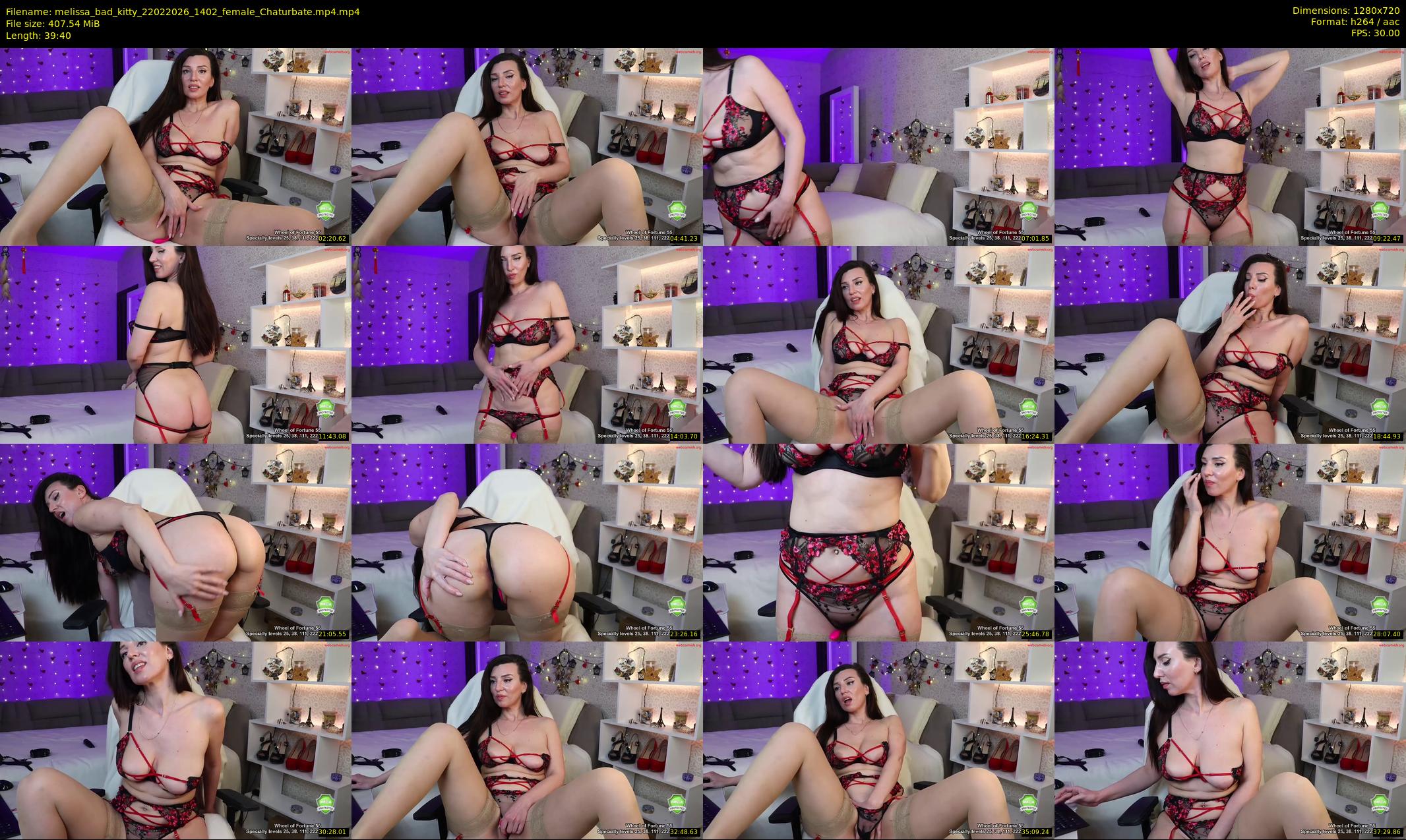 melissa_bad_kitty — 40 minute Chaturbate female cam show recording, 720p, Feb 22, 2026