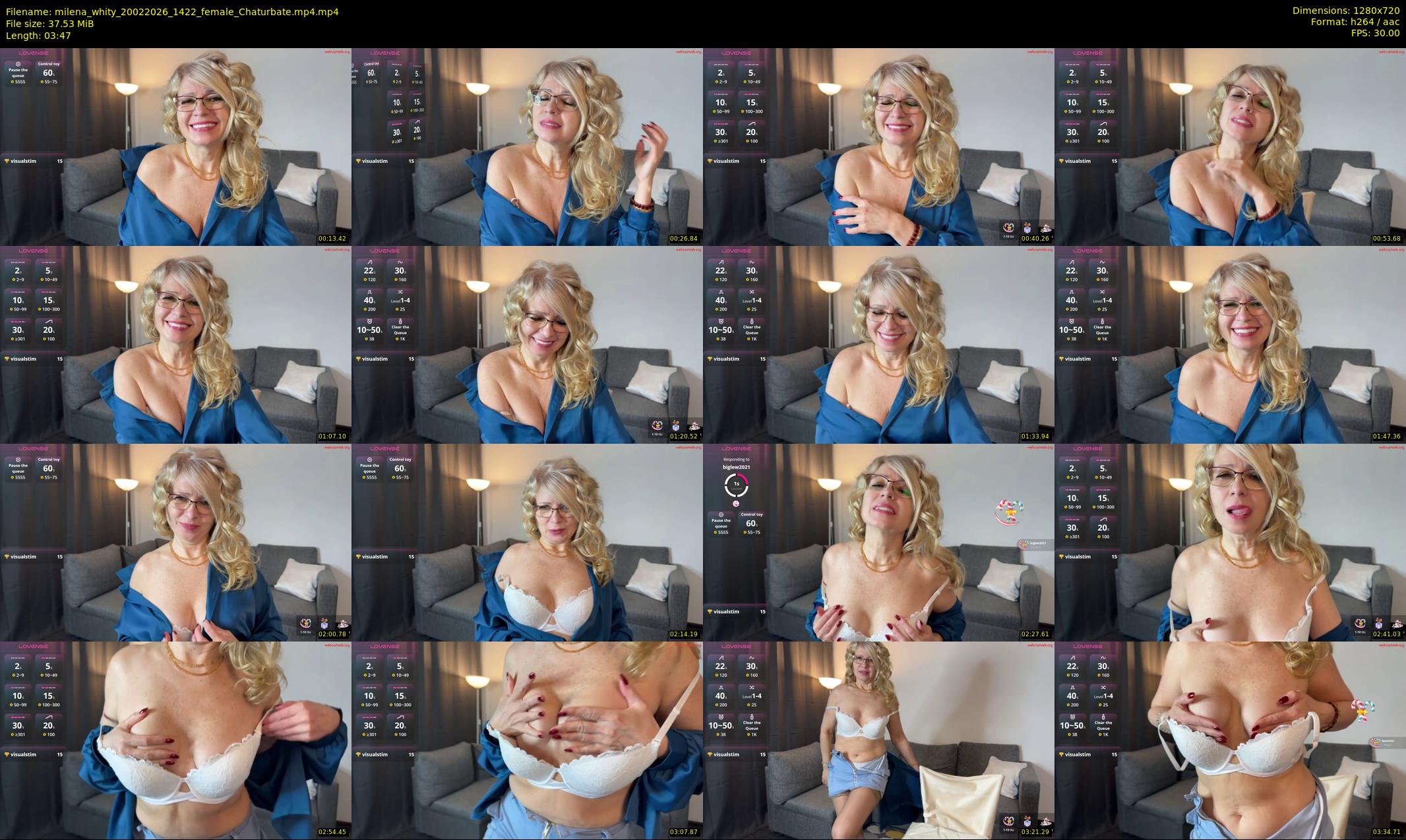 milena_whity — 4 minute Chaturbate female cam show recording, 720p, Feb 20, 2026