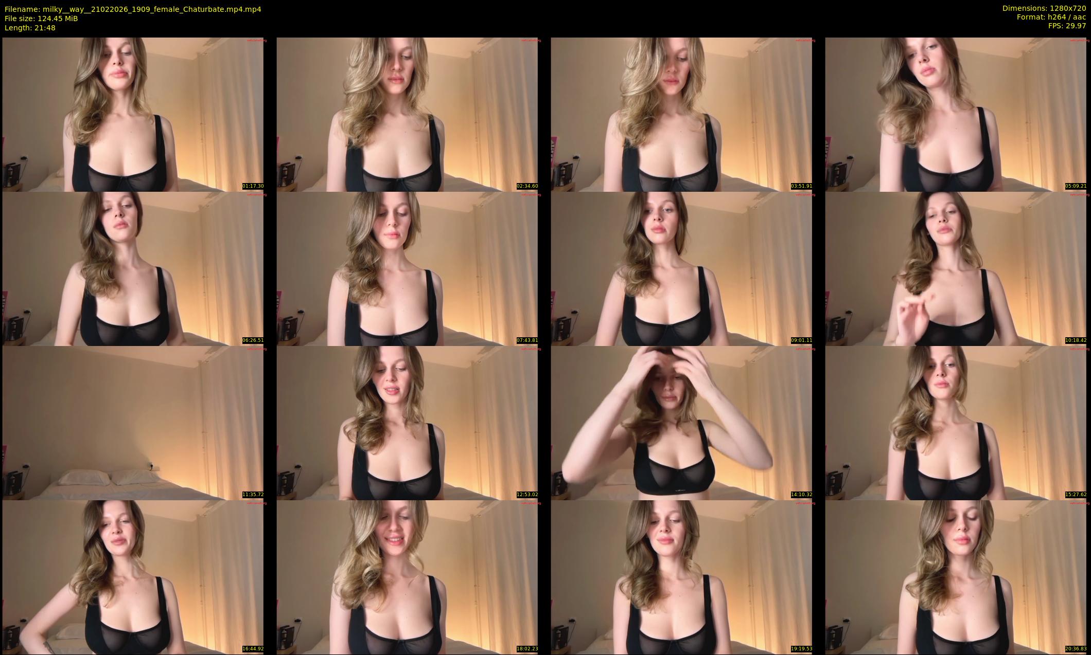 milky__way_ — 22 minute Chaturbate female cam show recording, 720p, Feb 21, 2026