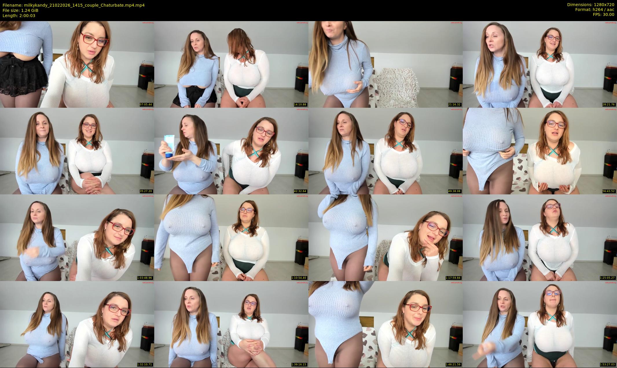 milkykandy — 121 minute Chaturbate female cam show recording, 720p, Feb 21, 2026