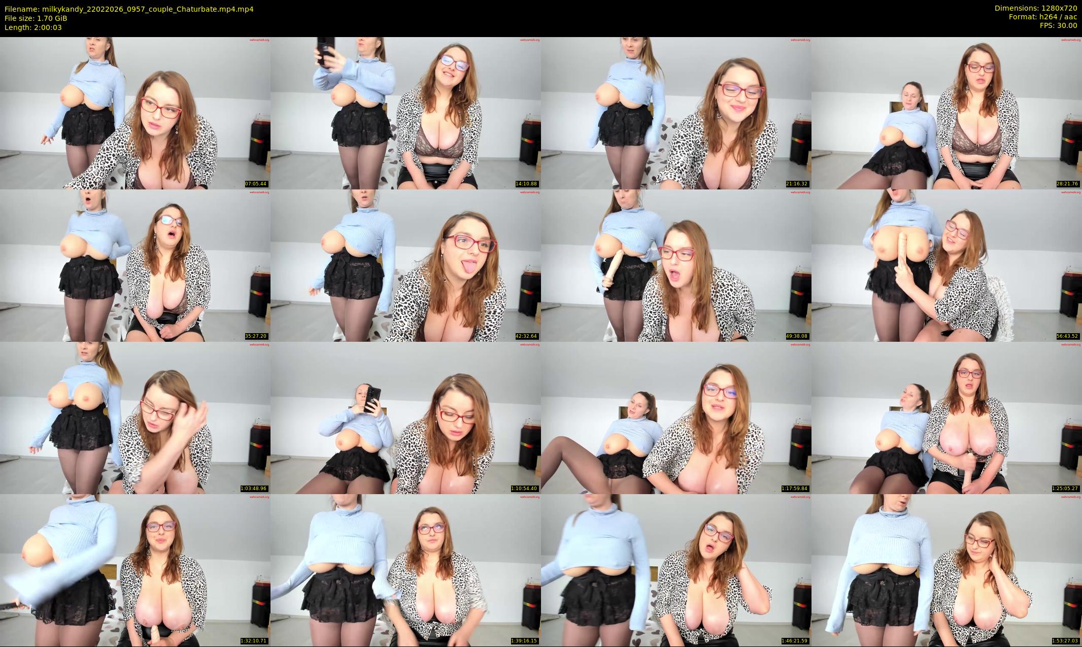 milkykandy — 121 minute Chaturbate female cam show recording, 720p, Feb 22, 2026