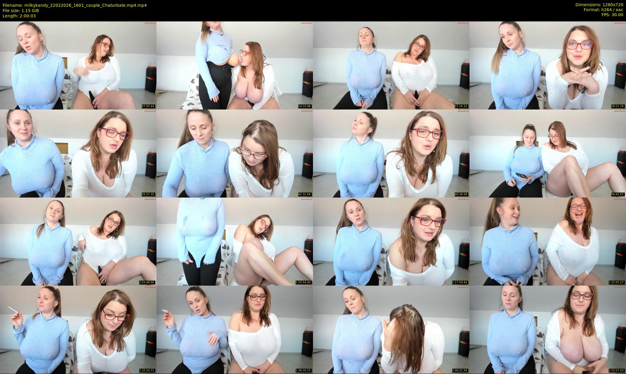 milkykandy — 121 minute Chaturbate female cam show recording, 720p, Feb 22, 2026