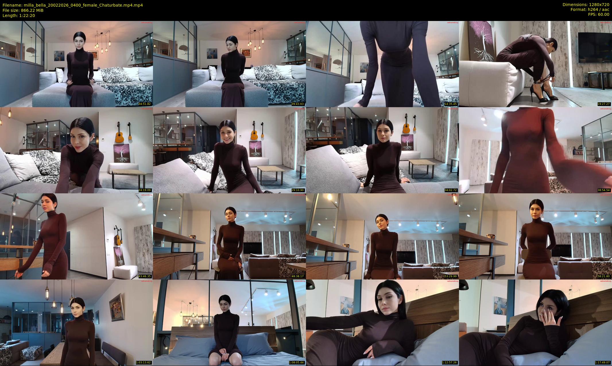 milla_bella — 83 minute Chaturbate female cam show recording, 720p, Feb 20, 2026