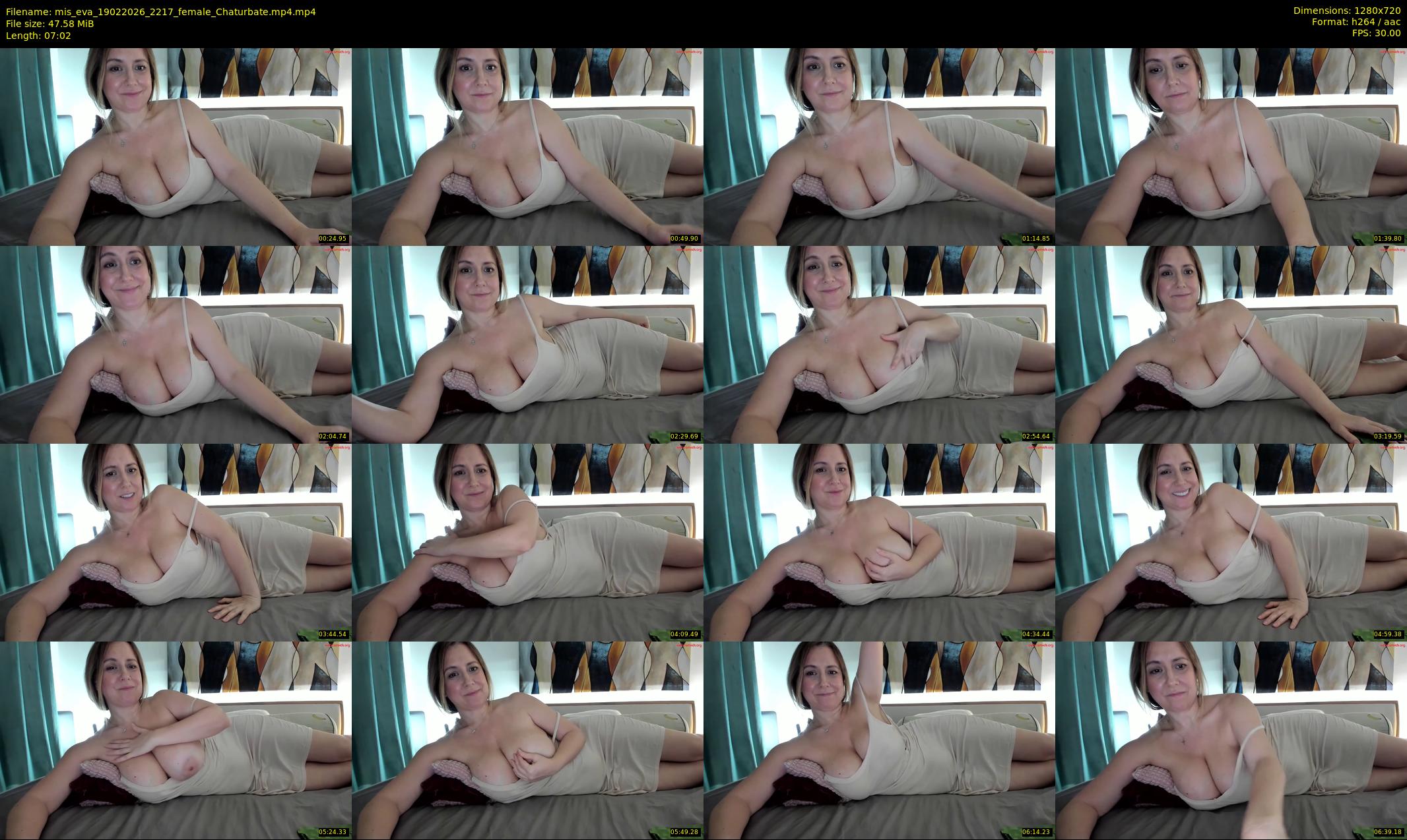 mis_eva — 8 minute Chaturbate female cam show recording, 720p, Feb 19, 2026