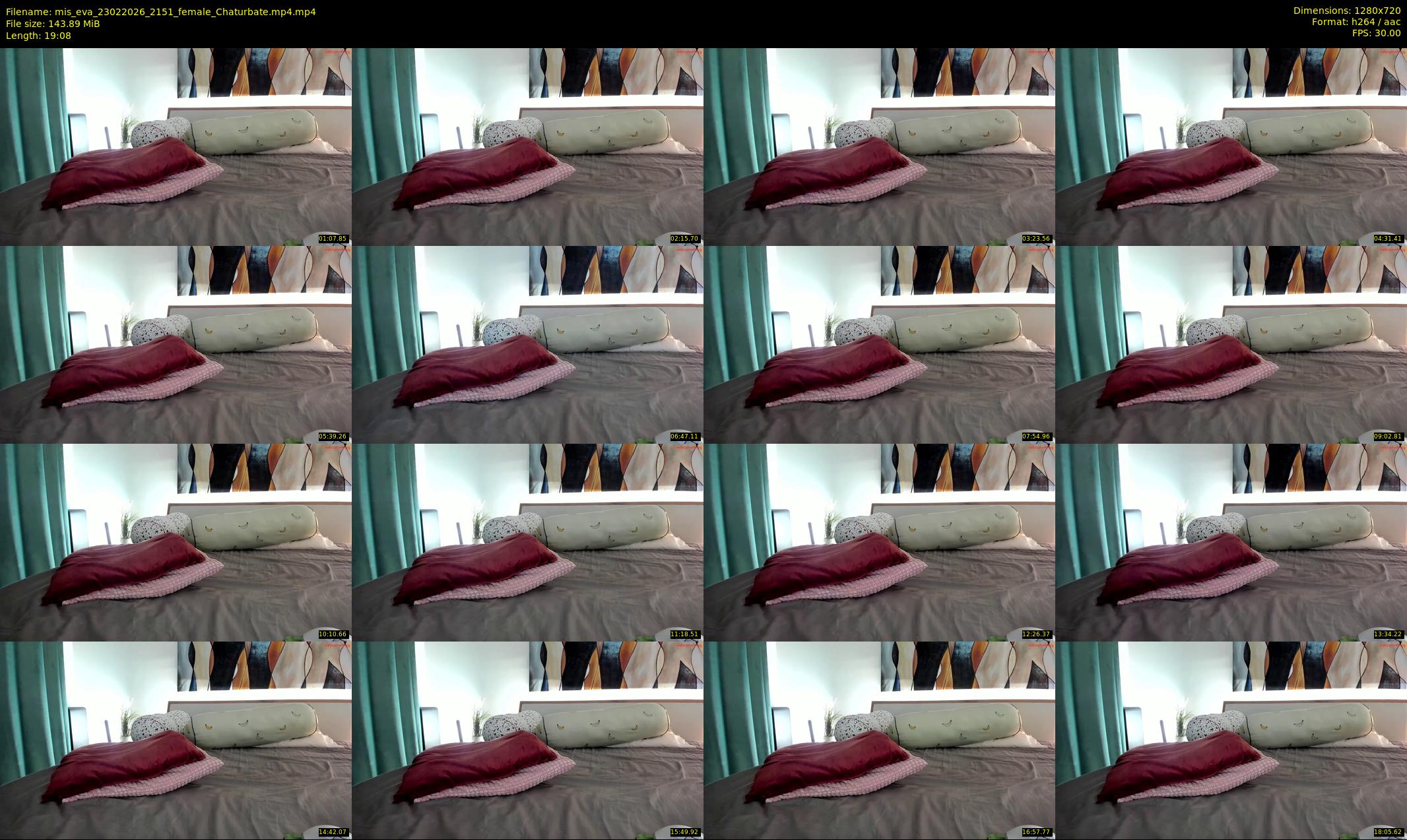 mis_eva — 20 minute Chaturbate female cam show recording, 720p, Feb 23, 2026