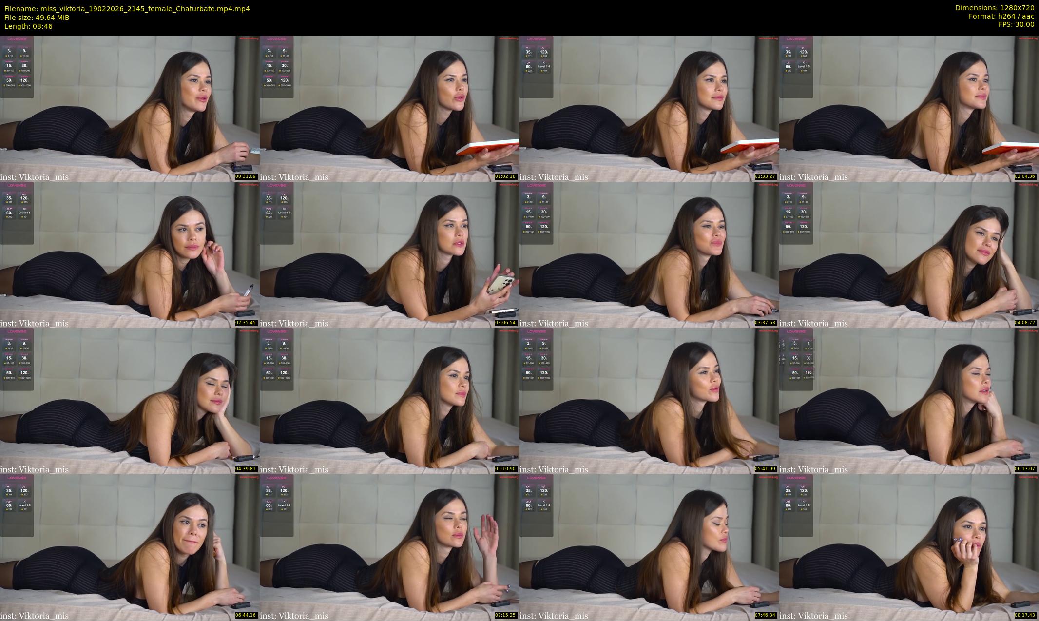 miss_viktoria — 9 minute Chaturbate female cam show recording, 720p, Feb 19, 2026