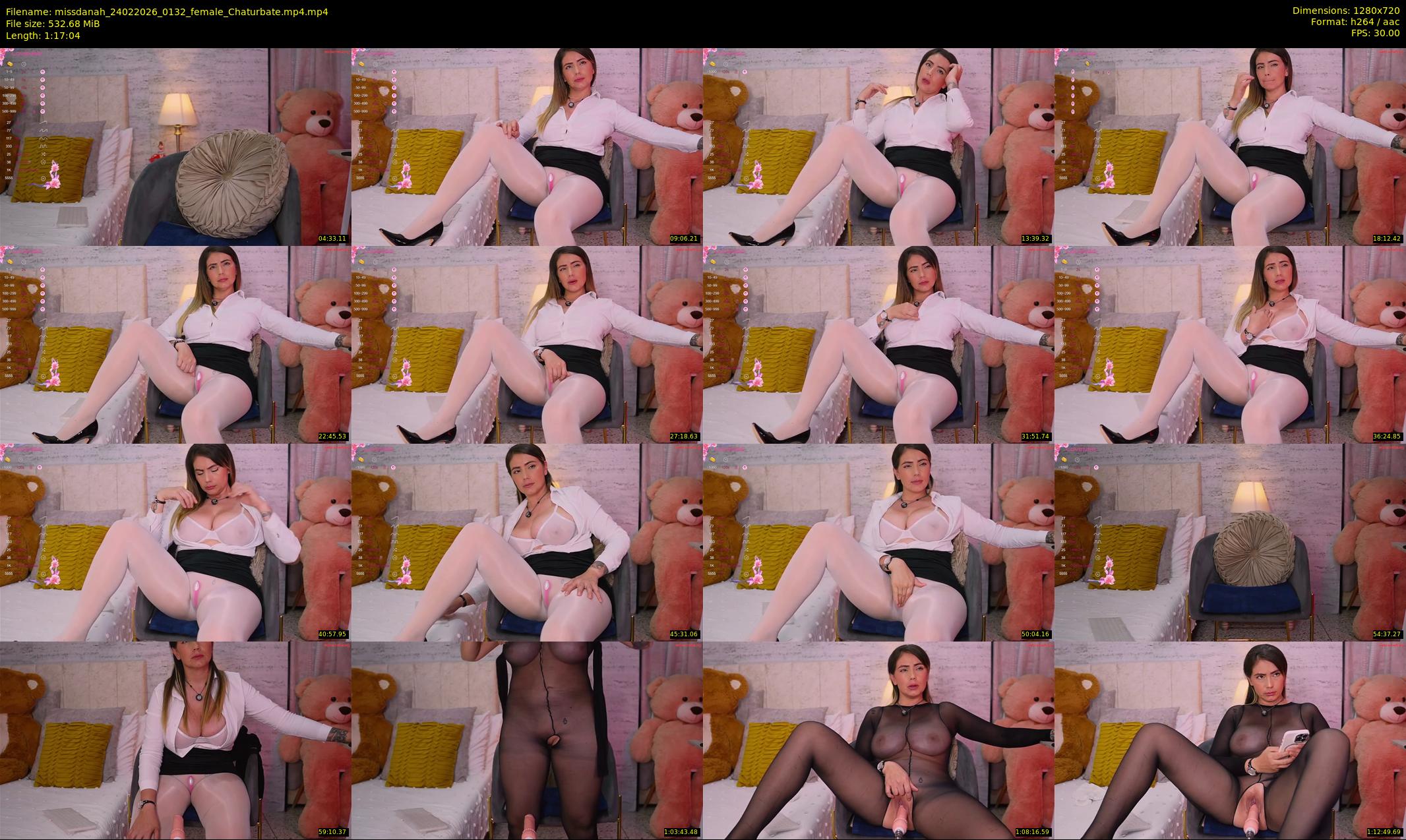 missdanah — 78 minute Chaturbate female cam show recording, 720p, Feb 24, 2026