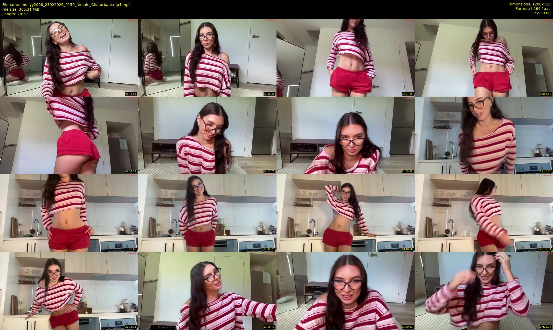 mollyy2006 — 29 minute Chaturbate female cam show recording, 720p, Feb 23, 2026