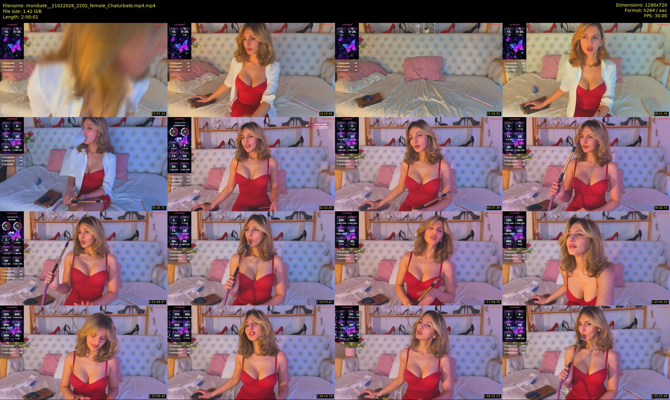 monikate_ — 121 minute Chaturbate couple cam show recording, 720p, Feb 21, 2026