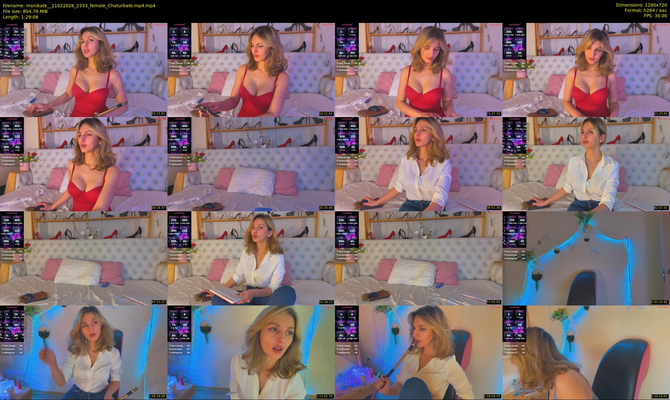 monikate_ — 90 minute Chaturbate couple cam show recording, 720p, Feb 21, 2026