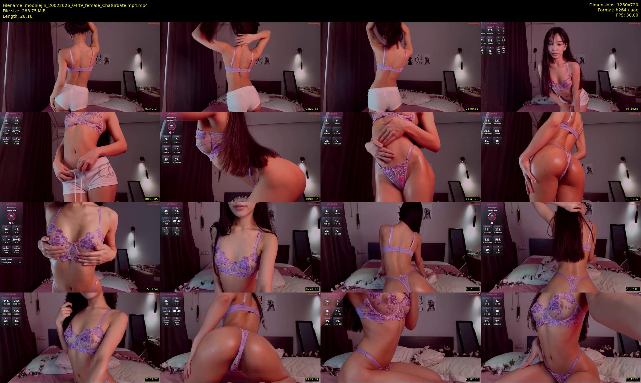 mooniejin — 29 minute Chaturbate female cam show recording, 720p, Feb 20, 2026