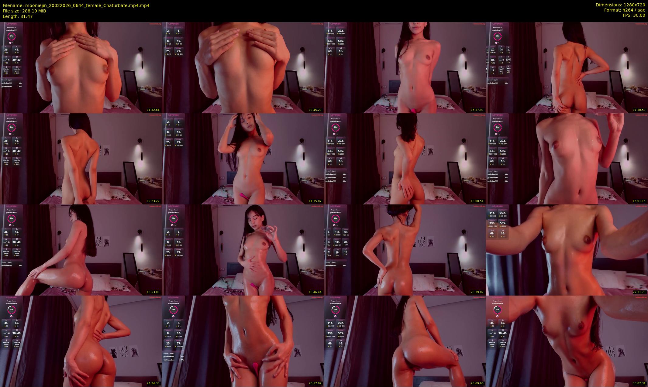 mooniejin — 32 minute Chaturbate female cam show recording, 720p, Feb 20, 2026