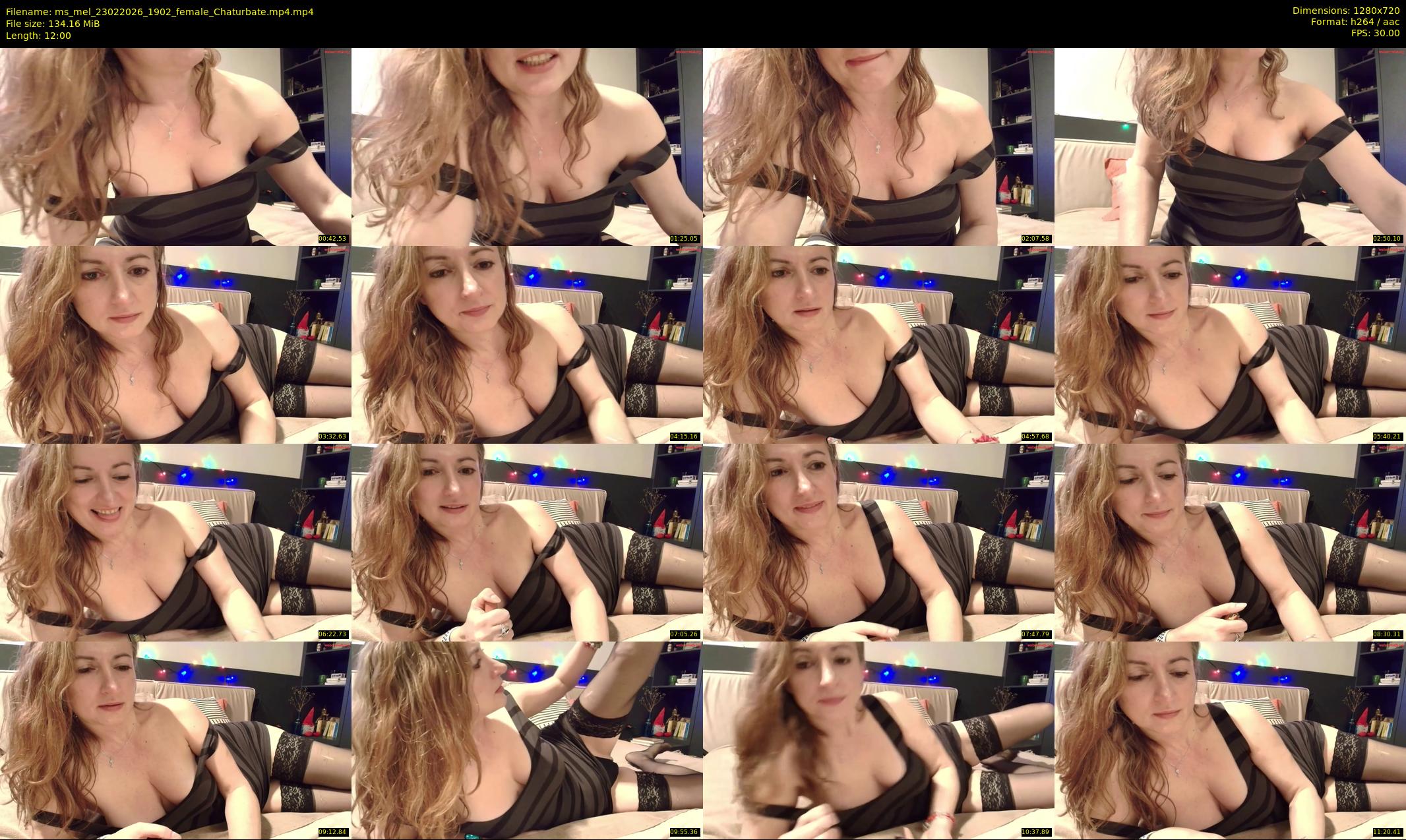 ms_mel — 12 minute Chaturbate female cam show recording, 720p, Feb 23, 2026