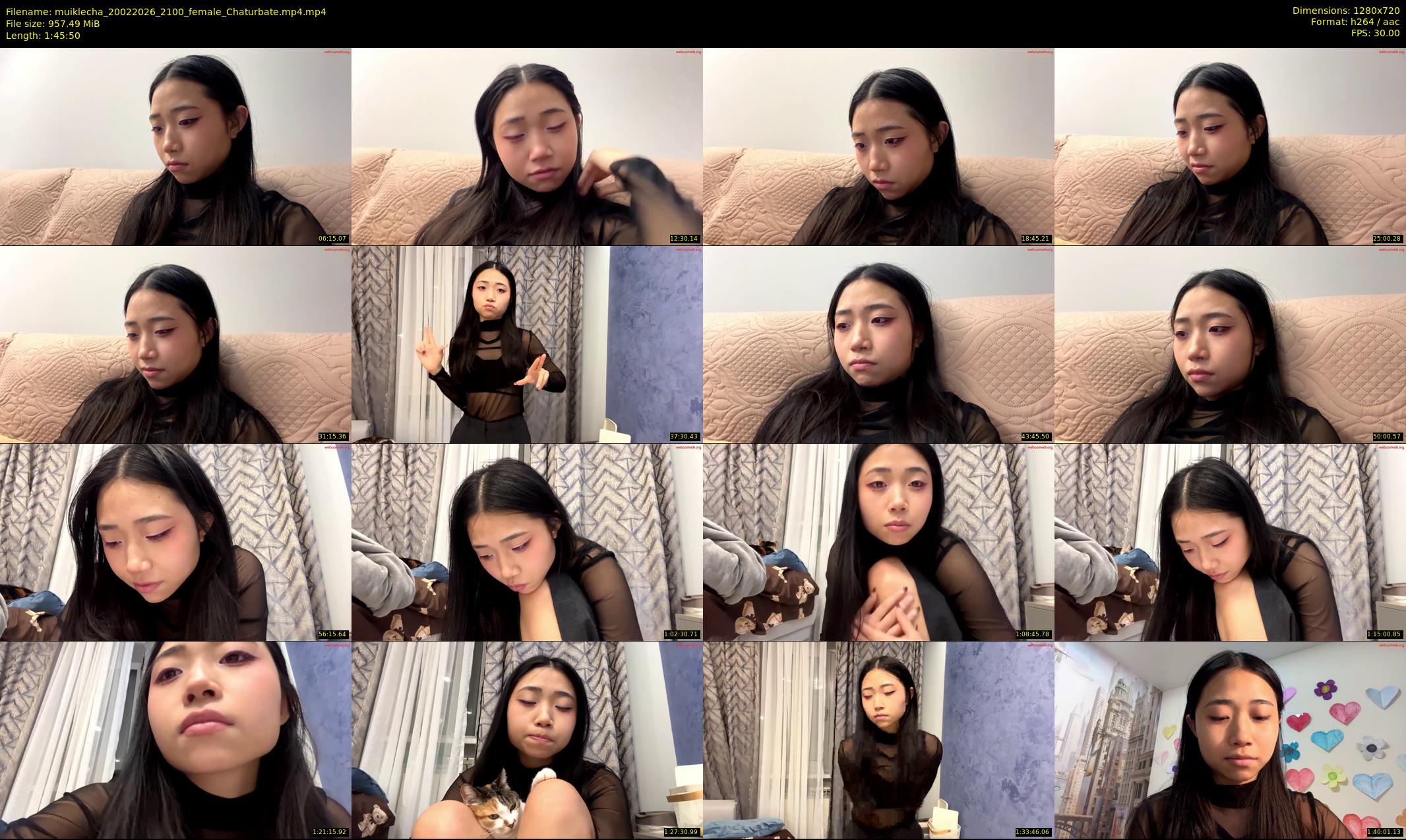muiklecha — 106 minute Chaturbate female cam show recording, 720p, Feb 20, 2026