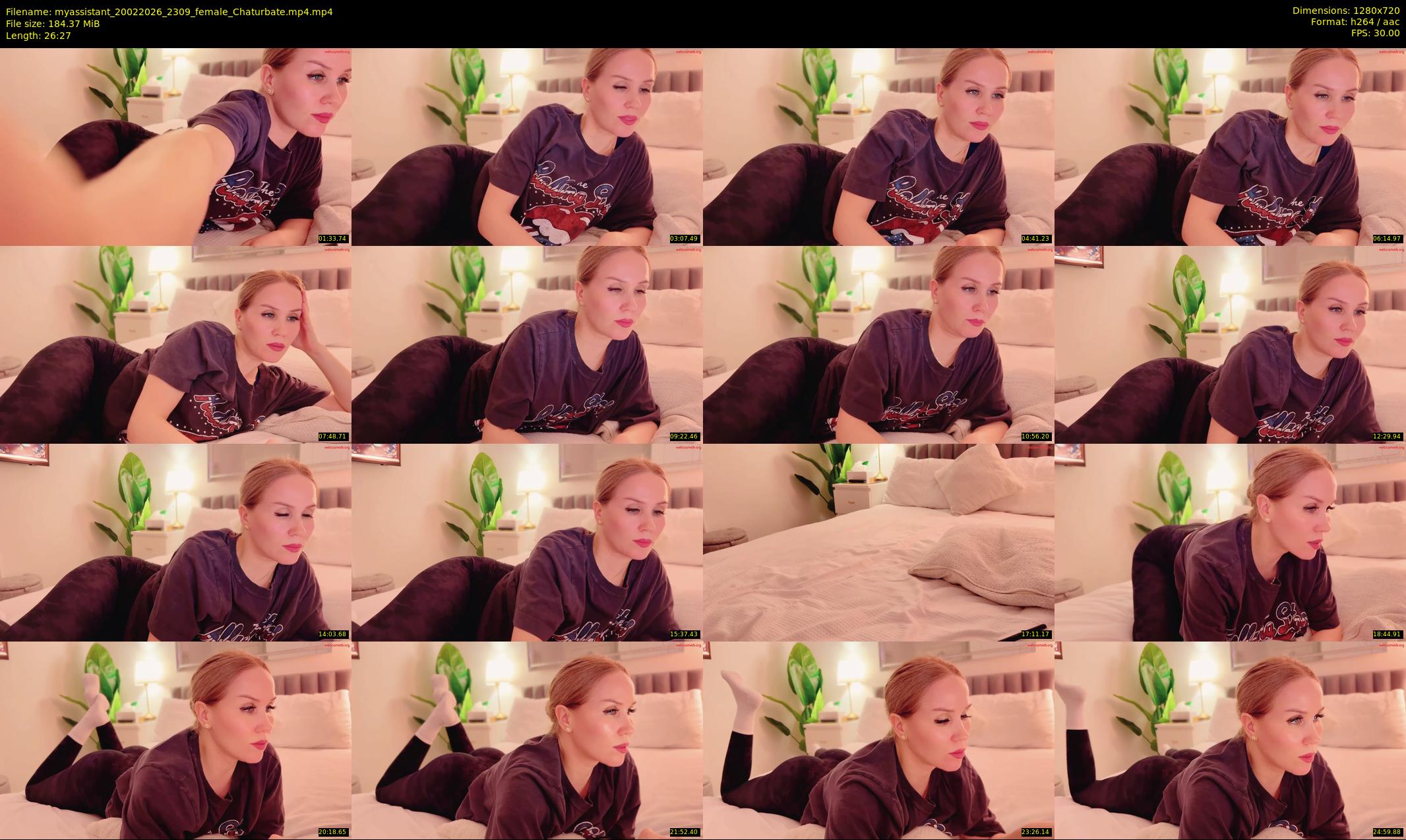 myassistant — 27 minute Chaturbate female cam show recording, 720p, Feb 20, 2026