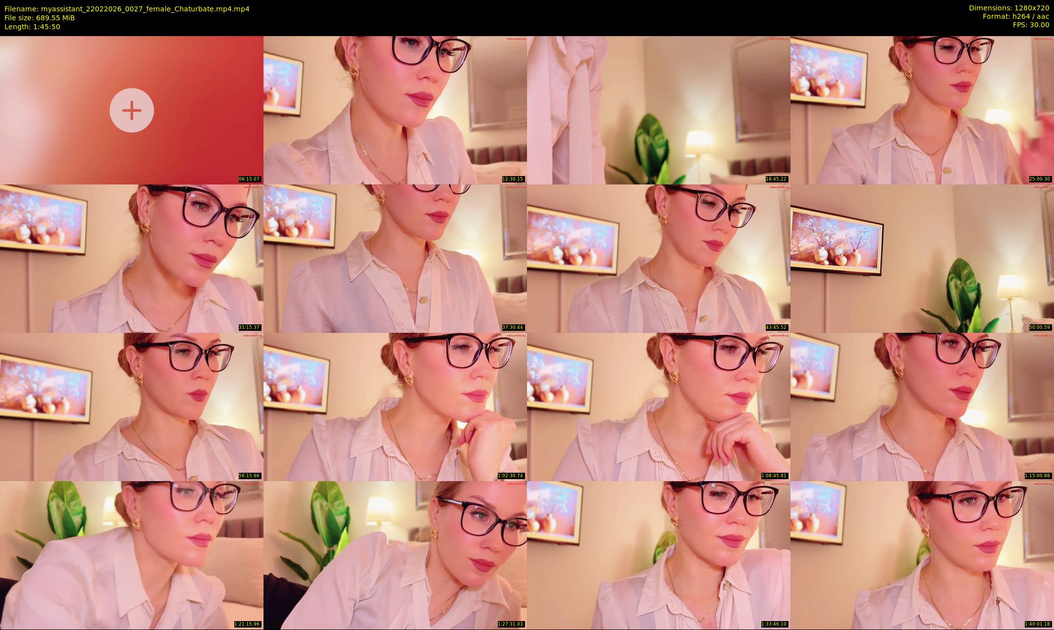 myassistant — 106 minute Chaturbate female cam show recording, 720p, Feb 22, 2026