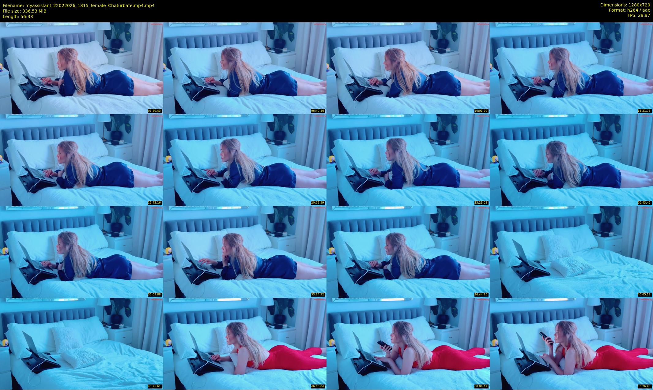 myassistant — 57 minute Chaturbate female cam show recording, 720p, Feb 22, 2026