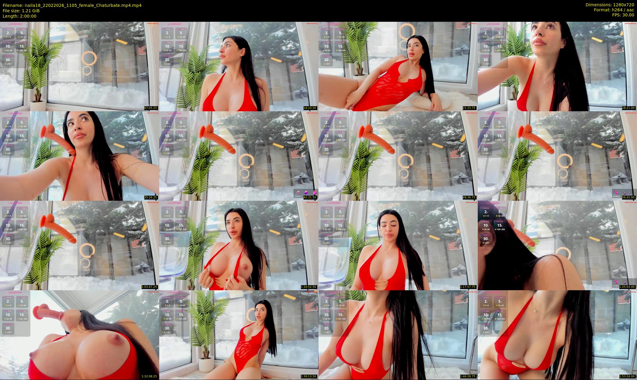 naila18 — 120 minute Chaturbate female cam show recording, 720p, Feb 22, 2026