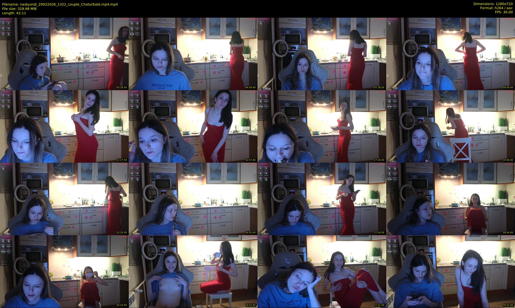 nastyundi — 43 minute Chaturbate couple cam show recording, 720p, Feb 20, 2026