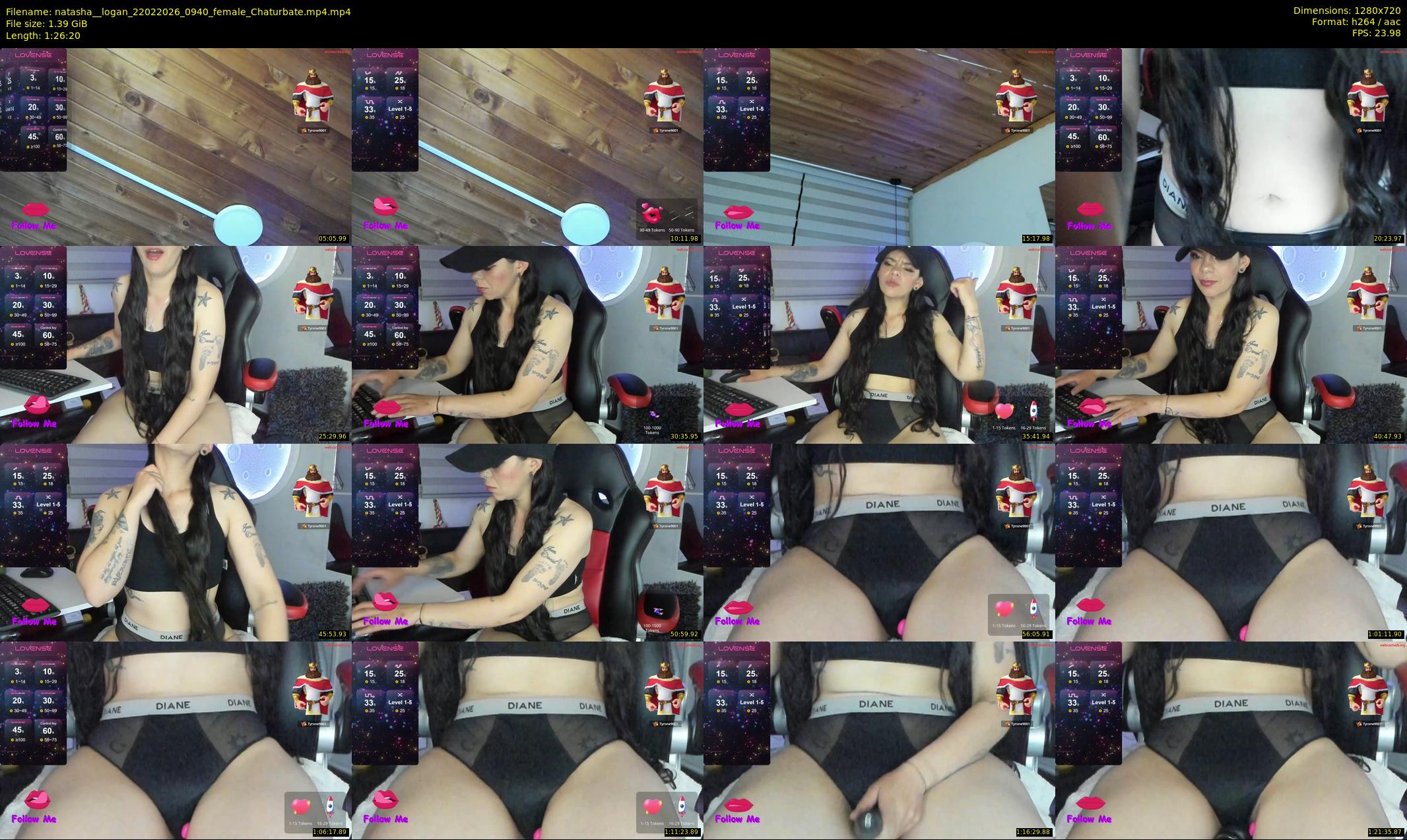 natasha__logan — 87 minute Chaturbate female cam show recording, 720p, Feb 22, 2026