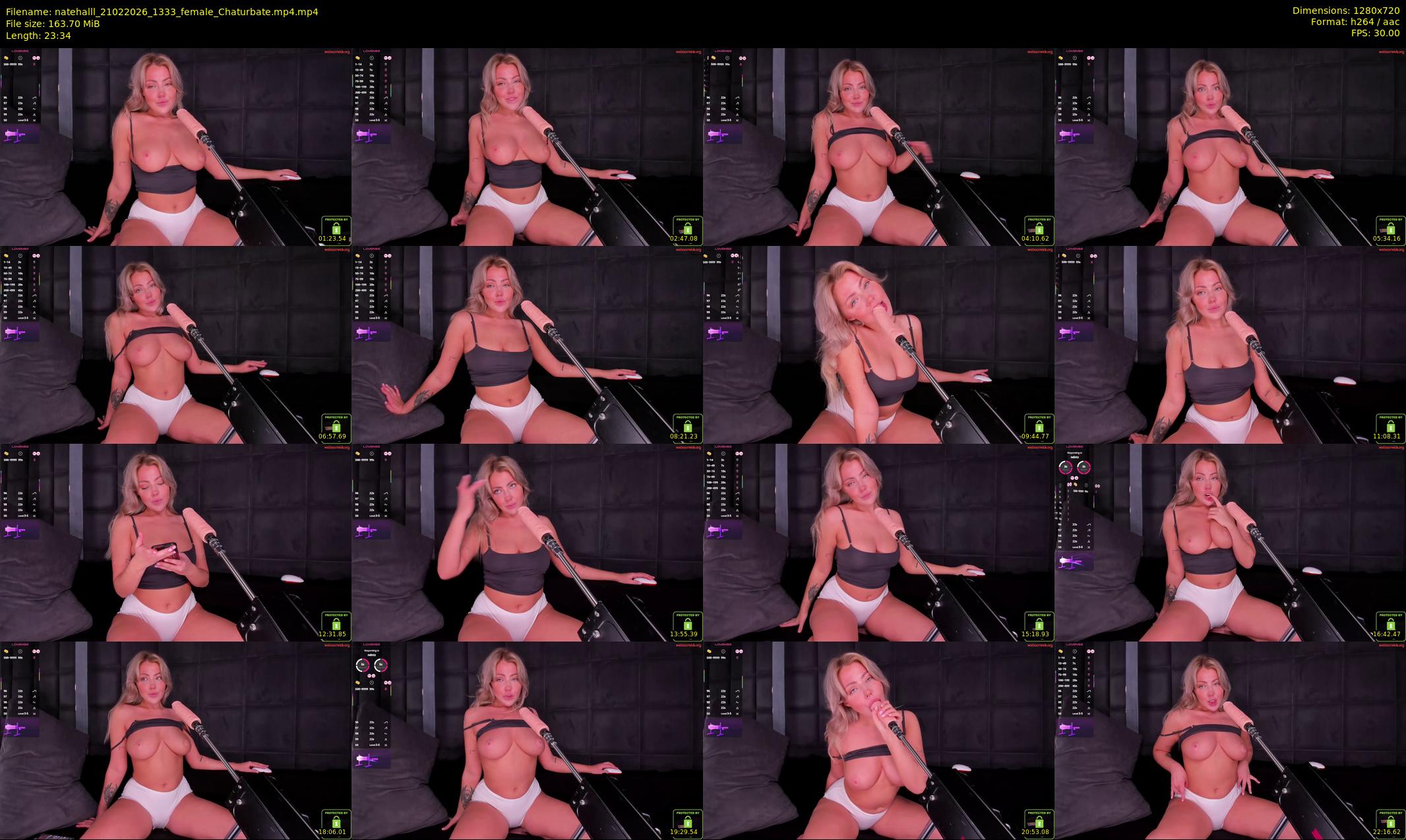 natehalll — 24 minute Chaturbate female cam show recording, 720p, Feb 21, 2026