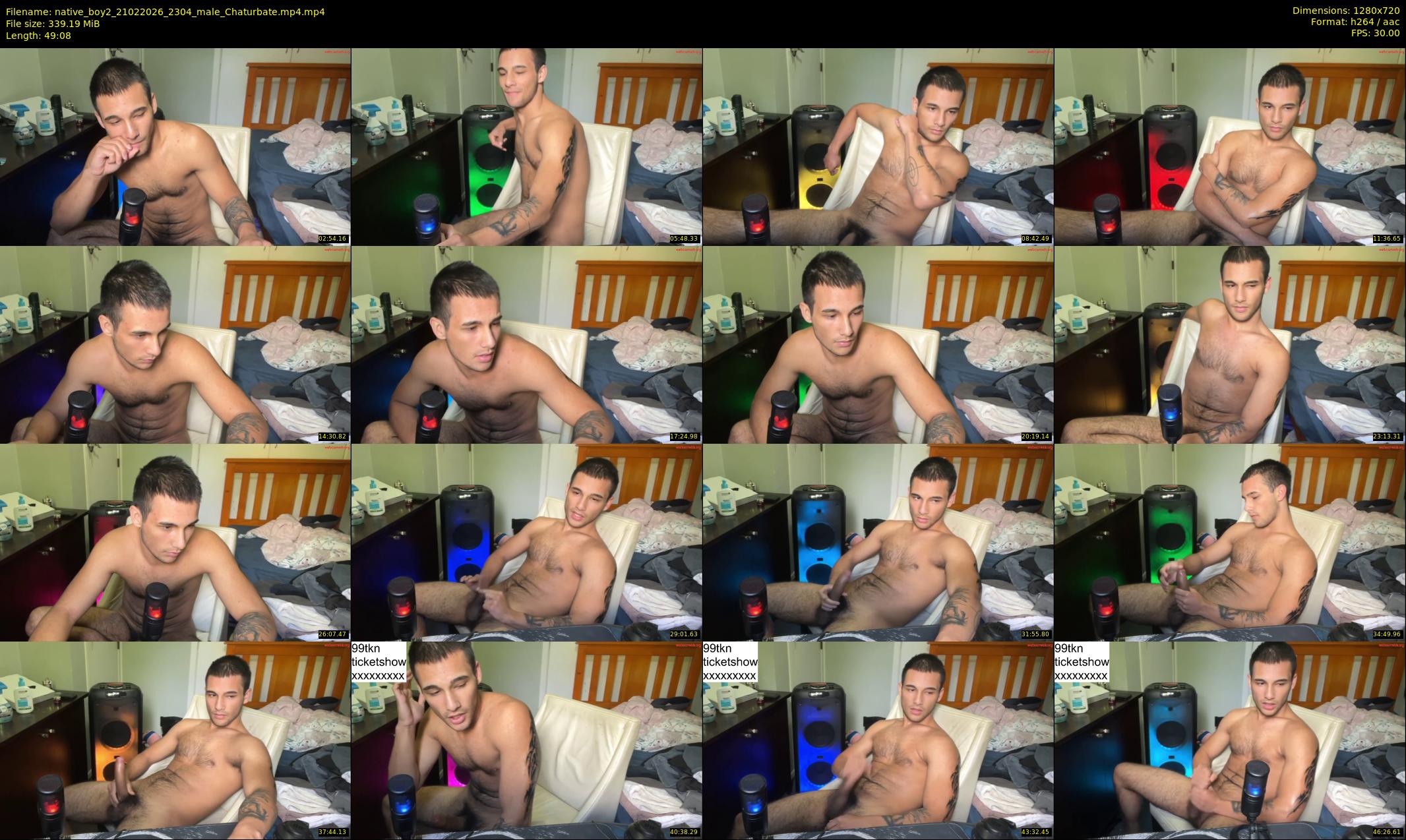 native_boy2 — 50 minute Chaturbate male cam show recording, 720p, Feb 21, 2026