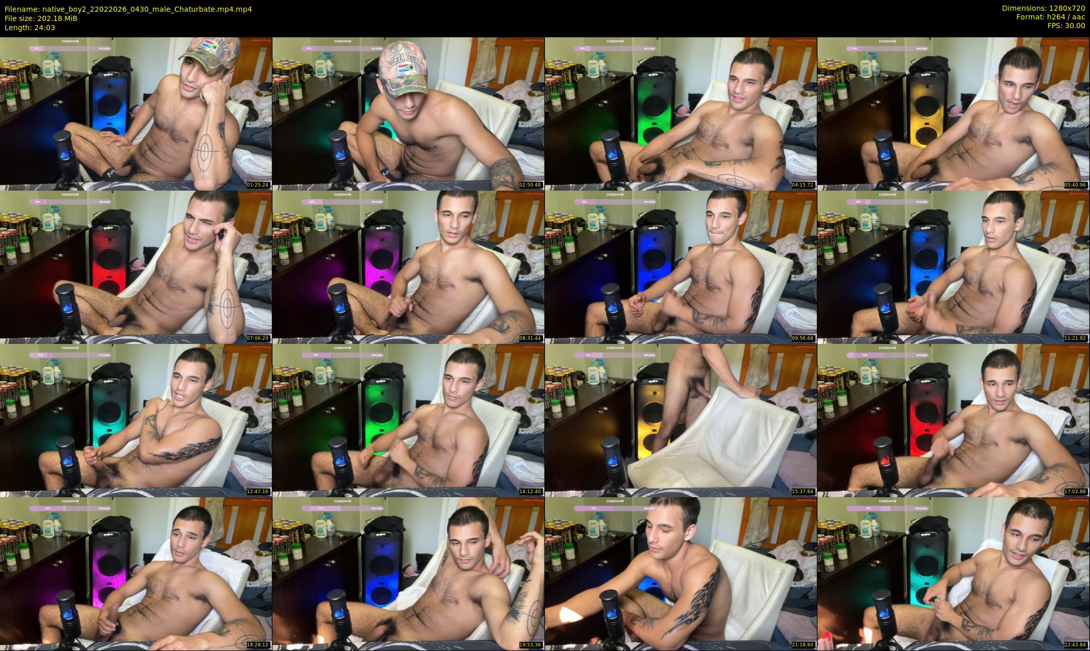 native_boy2 — 25 minute Chaturbate male cam show recording, 720p, Feb 22, 2026