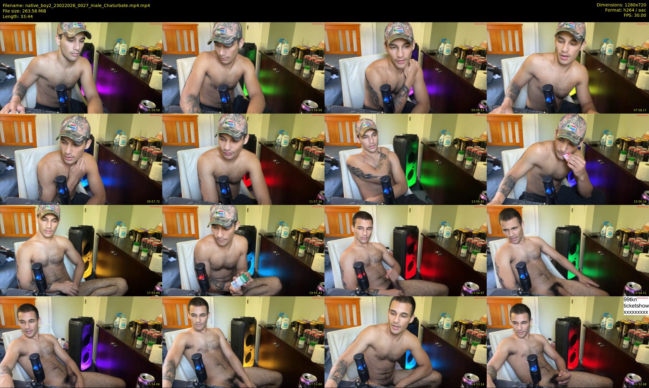 native_boy2 — 34 minute Chaturbate male cam show recording, 720p, Feb 23, 2026