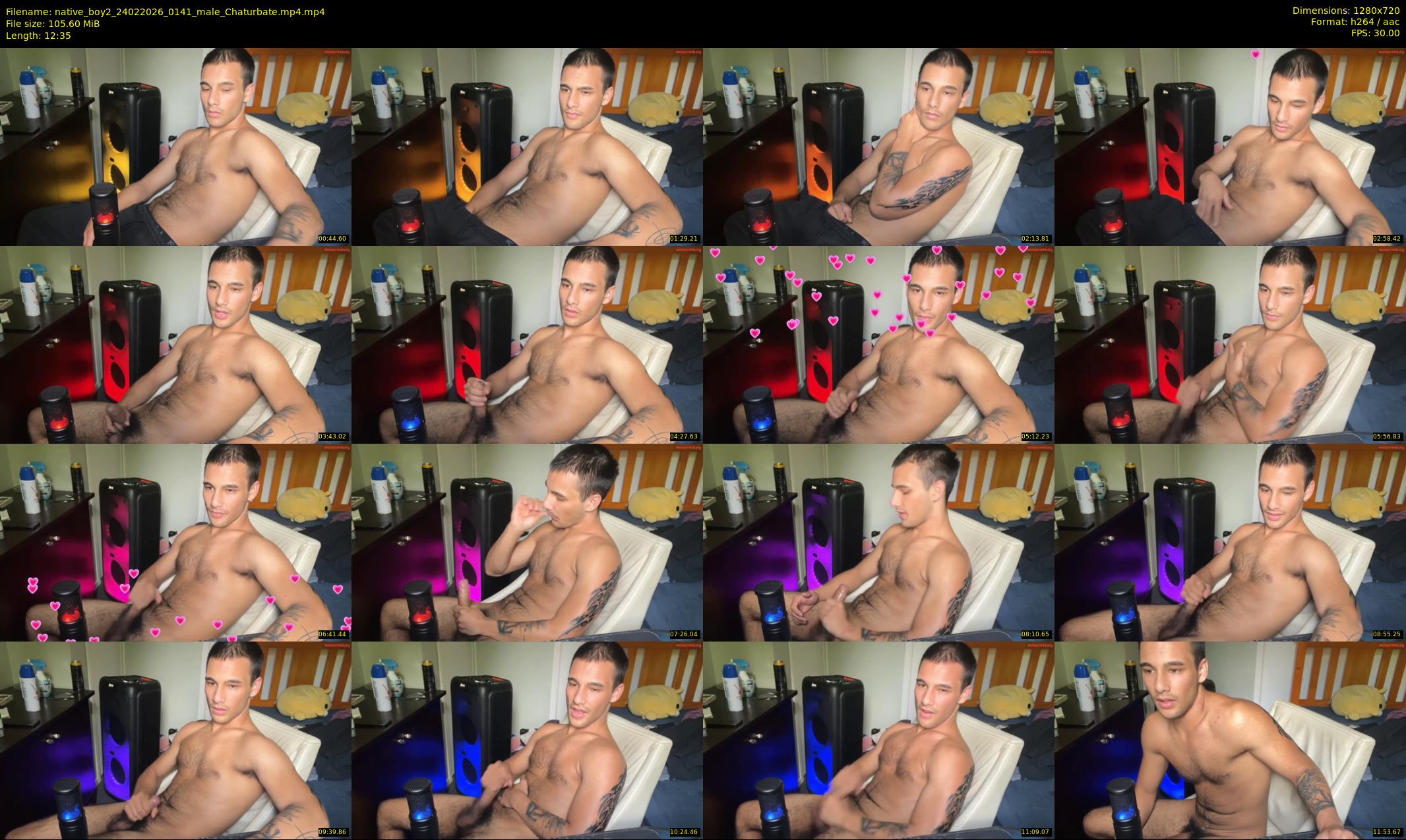 native_boy2 — 13 minute Chaturbate male cam show recording, 720p, Feb 24, 2026