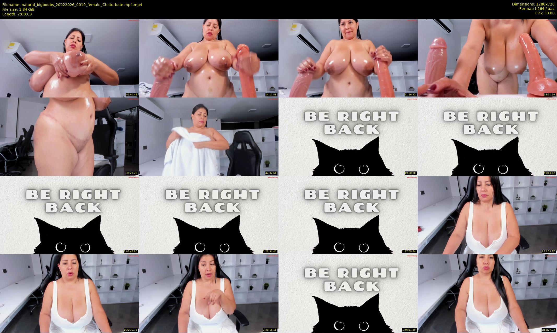 natural_bigboobs — 121 minute Chaturbate female cam show recording, 720p, Feb 20, 2026