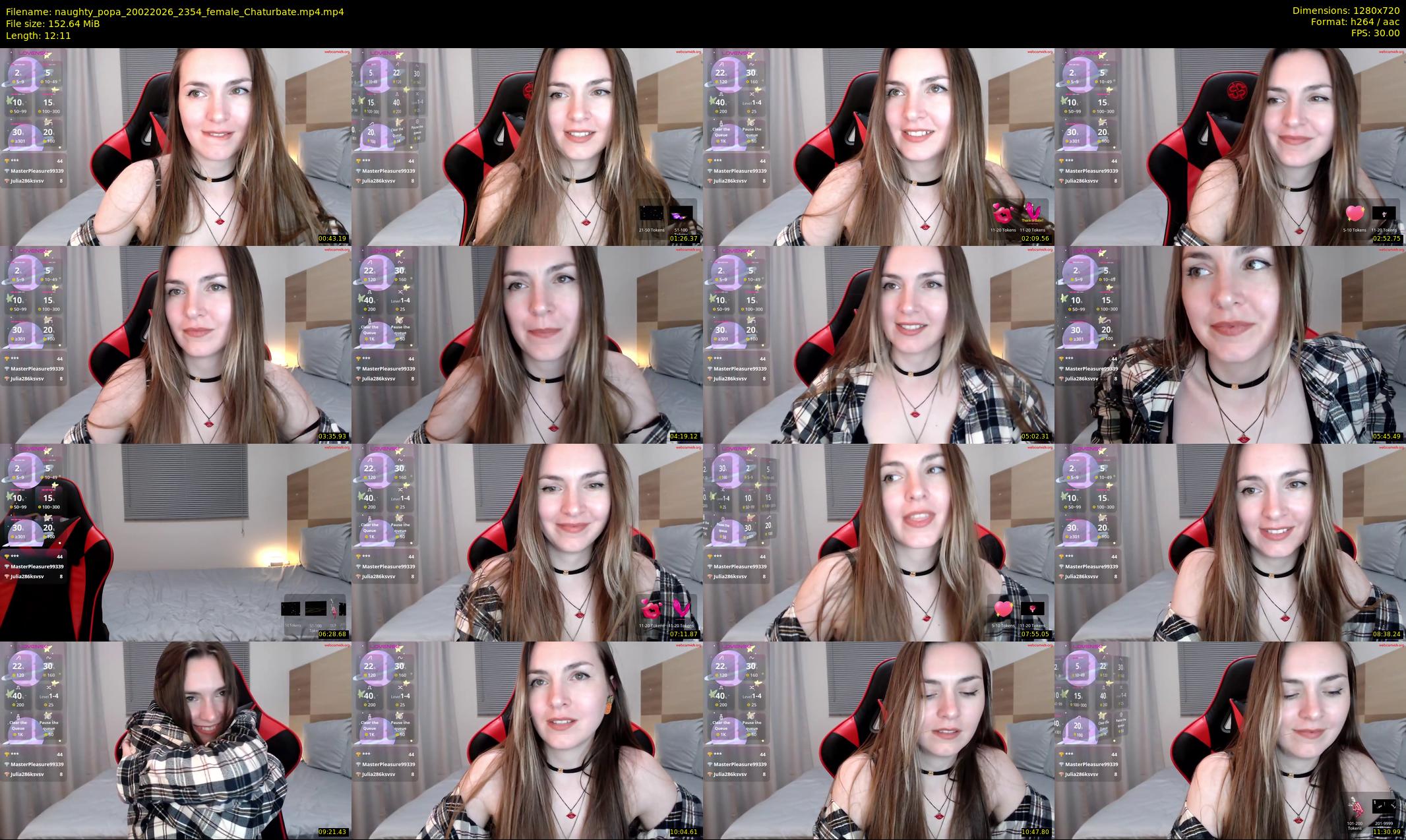 naughty_popa — 13 minute Chaturbate female cam show recording, 720p, Feb 20, 2026