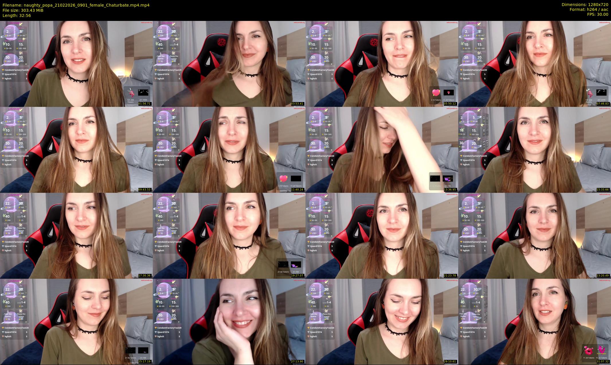 naughty_popa — 33 minute Chaturbate female cam show recording, 720p, Feb 21, 2026