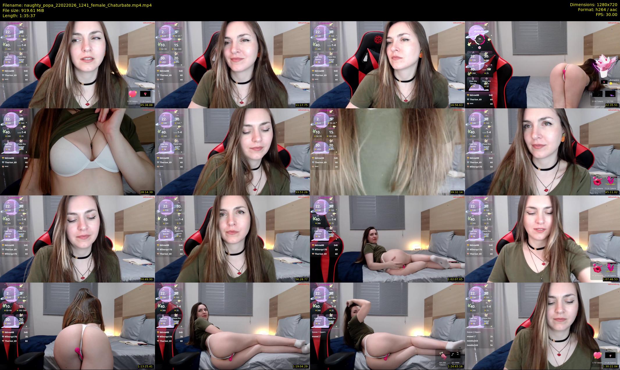 naughty_popa — 96 minute Chaturbate female cam show recording, 720p, Feb 22, 2026