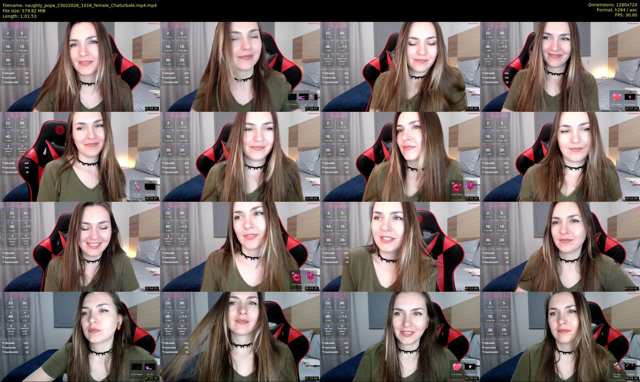 naughty_popa — 62 minute Chaturbate female cam show recording, 720p, Feb 23, 2026
