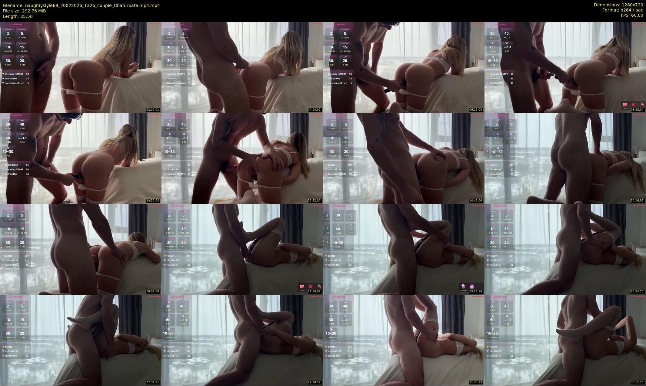 naughtystyle69 — 36 minute Chaturbate couple cam show recording, 720p, Feb 20, 2026