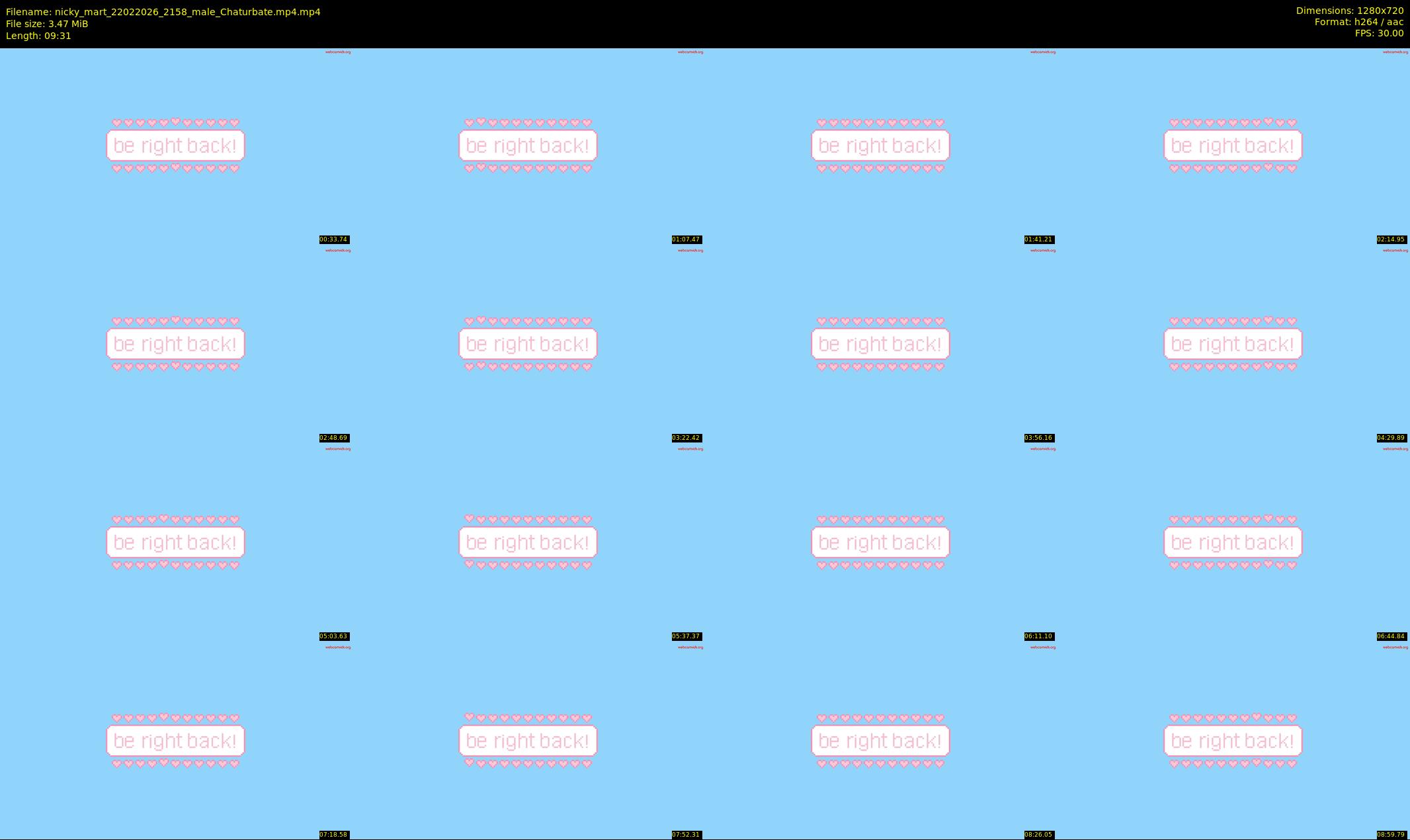 nicky_mart — 10 minute Chaturbate male cam show recording, 720p, Feb 22, 2026