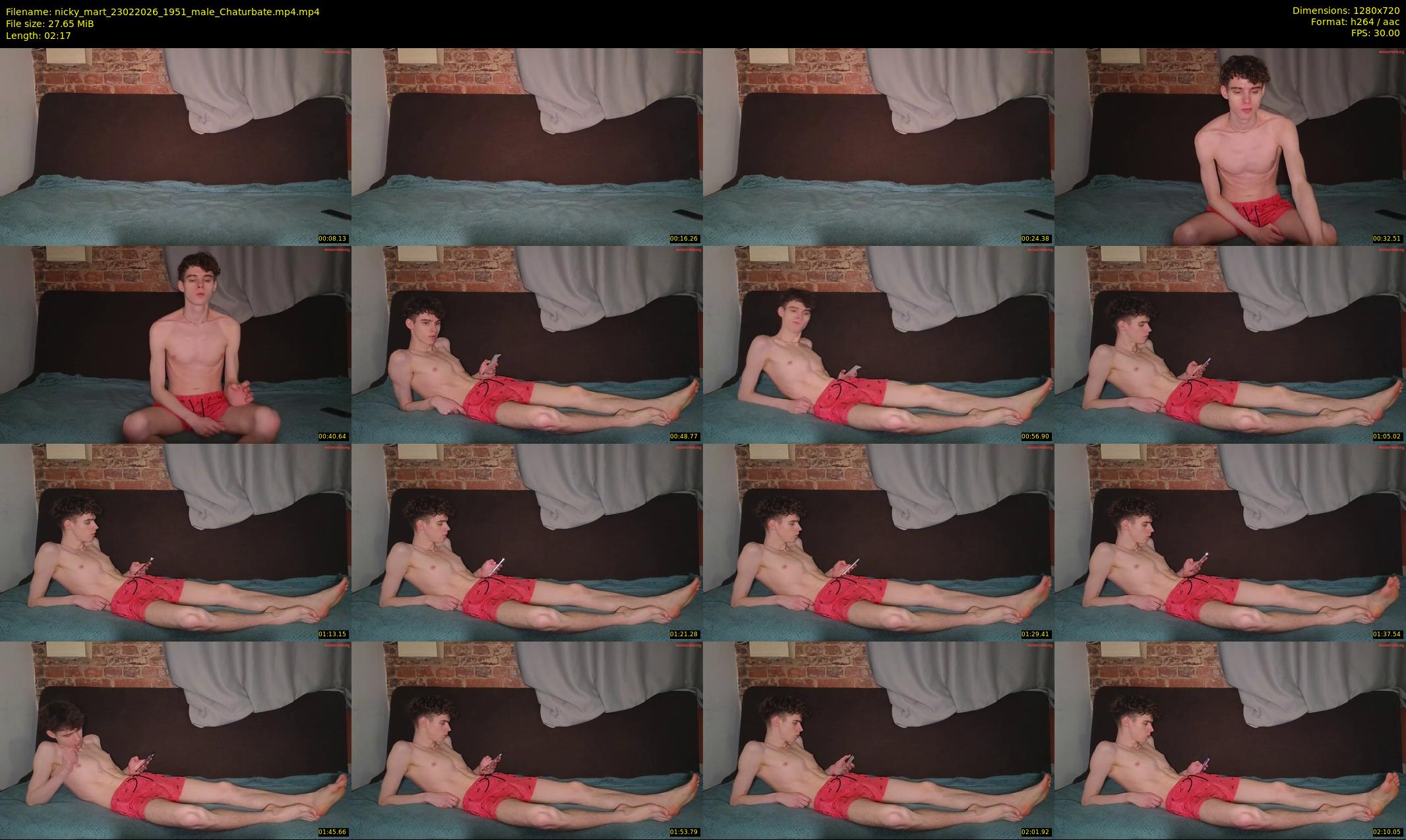 nicky_mart — 3 minute Chaturbate male cam show recording, 720p, Feb 23, 2026