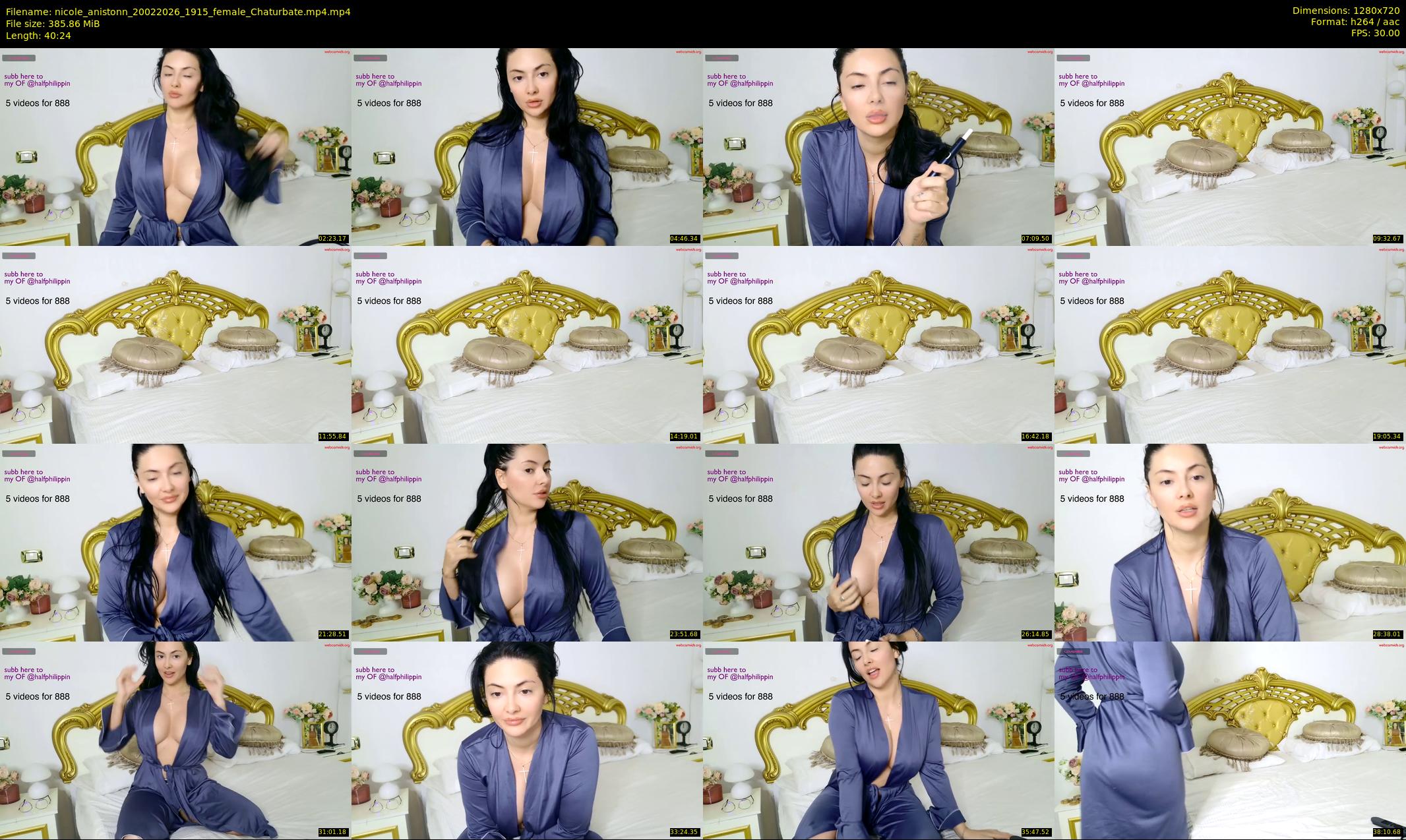 nicole_anistonn — 41 minute Chaturbate female cam show recording, 720p, Feb 20, 2026