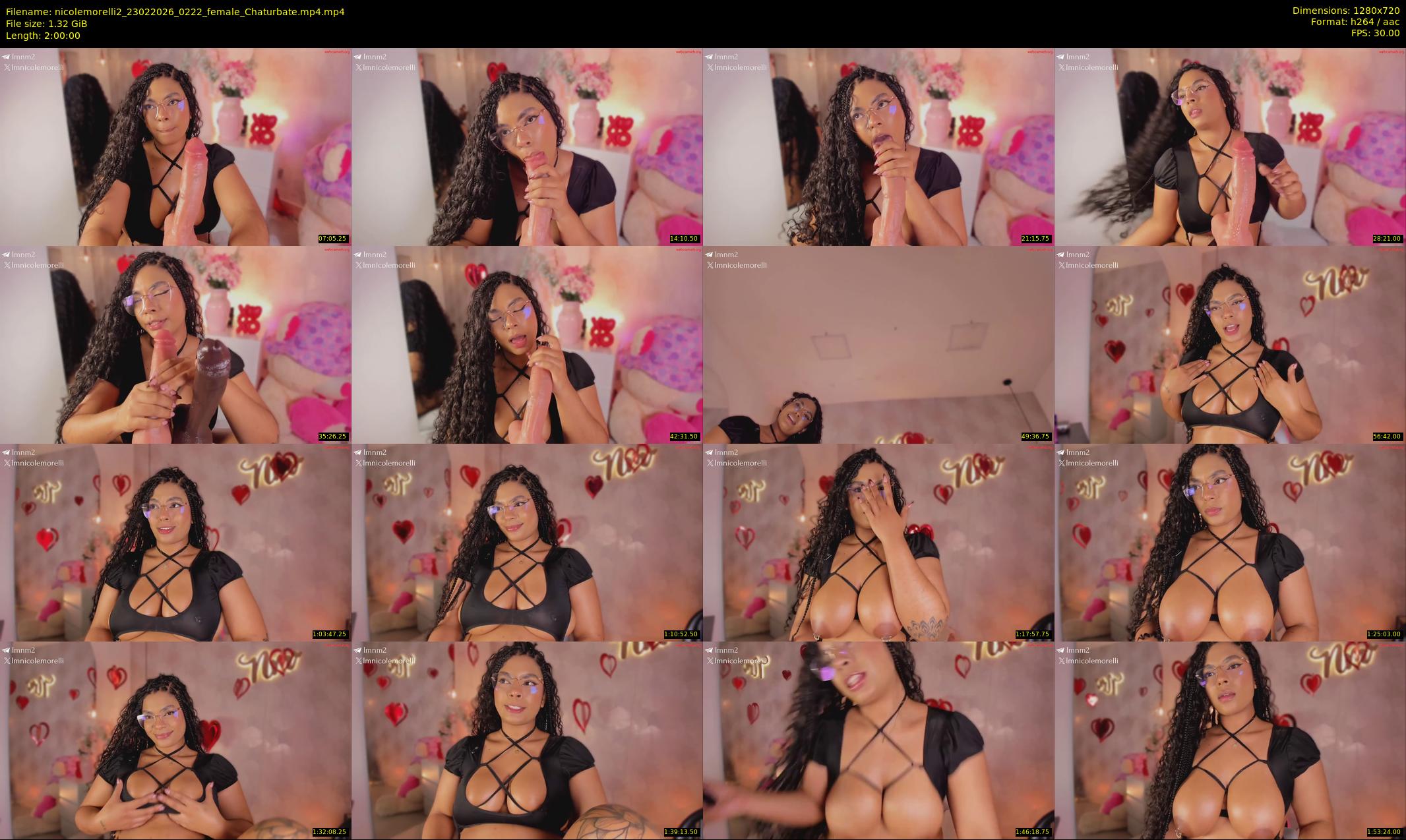 nicolemorelli2 — 120 minute Chaturbate female cam show recording, 720p, Feb 23, 2026