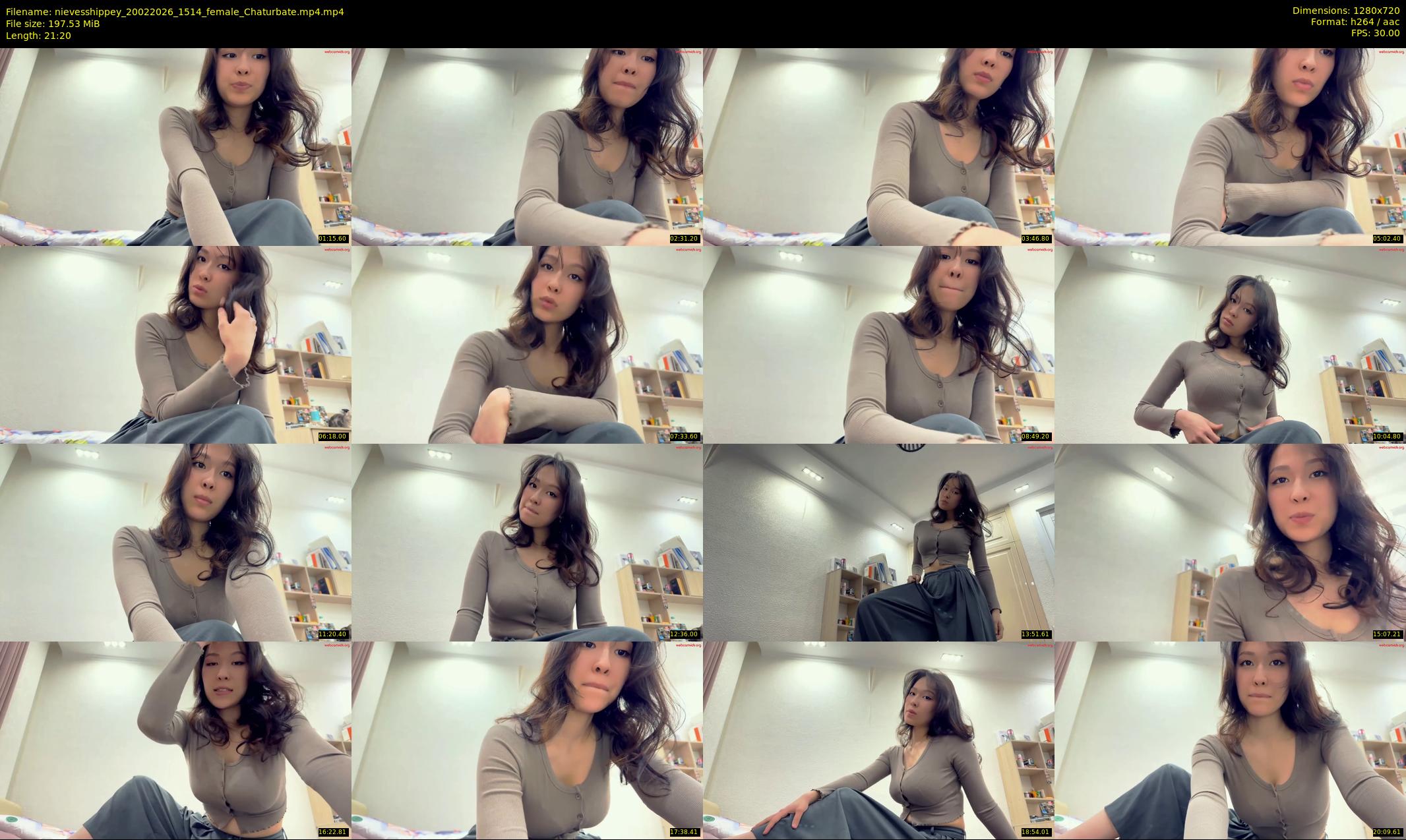 nievesshippey — 22 minute Chaturbate female cam show recording, 720p, Feb 20, 2026
