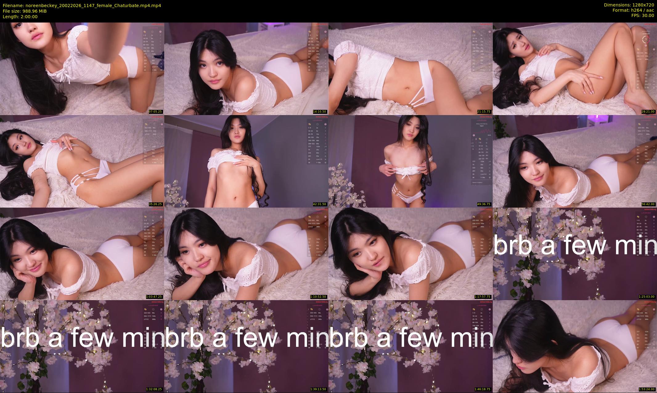 noreenbeckey — 120 minute Chaturbate female cam show recording, 720p, Feb 20, 2026
