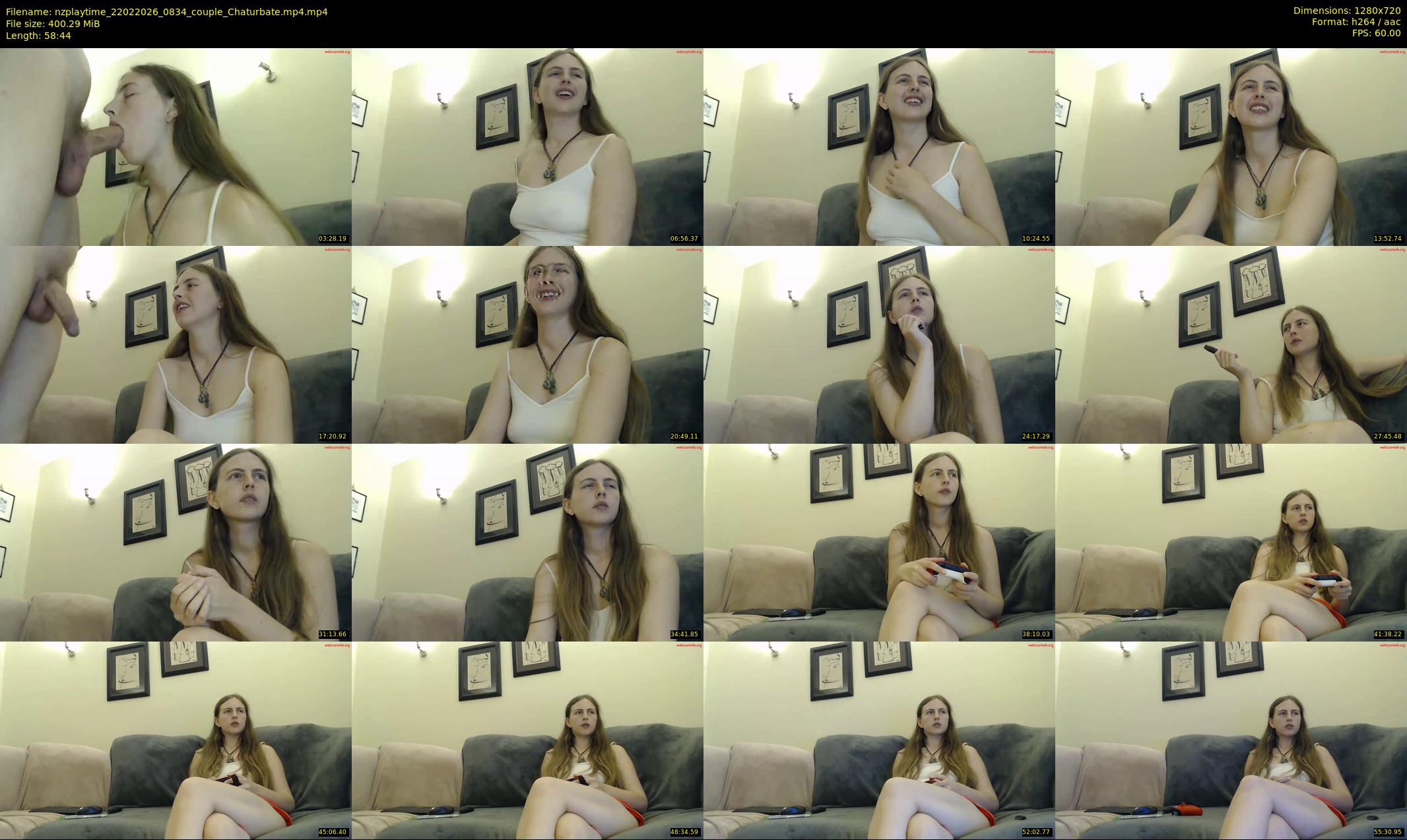 nzplaytime — 59 minute Chaturbate couple cam show recording, 720p, Feb 22, 2026