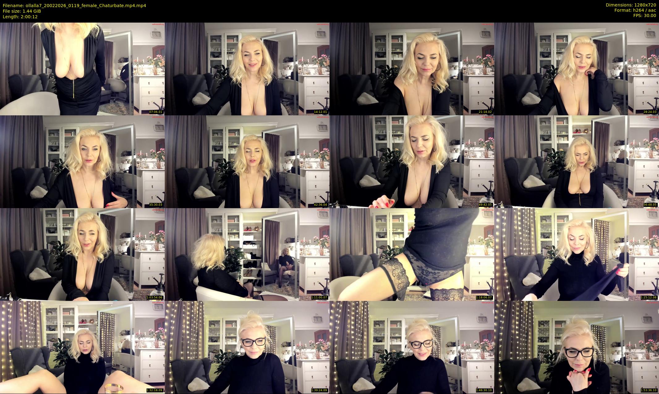 ollalla7 — 121 minute Chaturbate female cam show recording, 720p, Feb 20, 2026