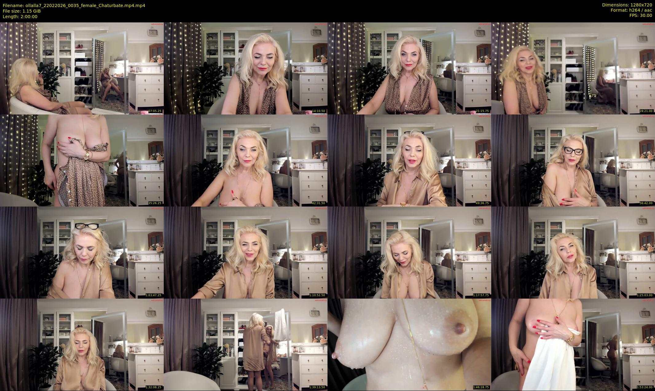 ollalla7 — 120 minute Chaturbate female cam show recording, 720p, Feb 22, 2026